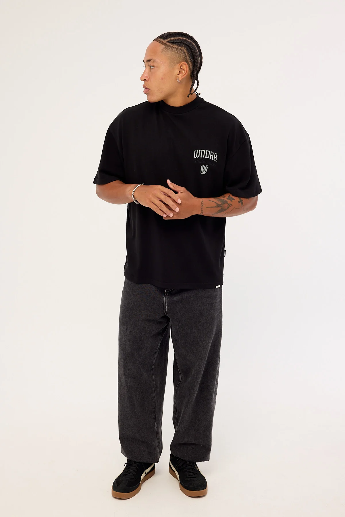 Wndrr Pavilion Heavy Weight Tee Black - Image 2