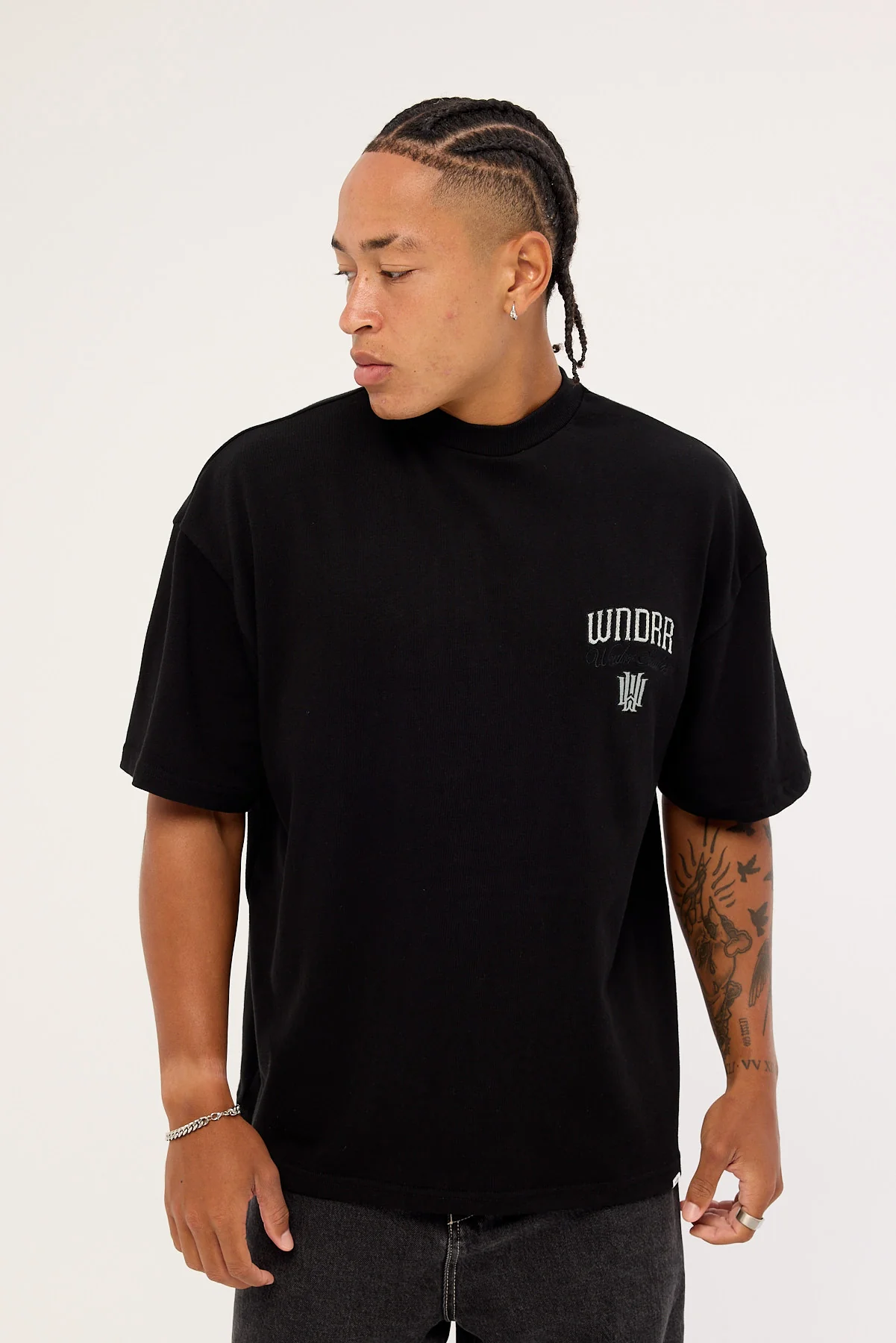 Wndrr Pavilion Heavy Weight Tee Black - Image 3