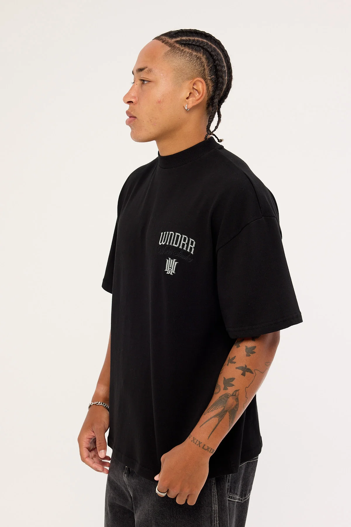 Wndrr Pavilion Heavy Weight Tee Black - Image 4