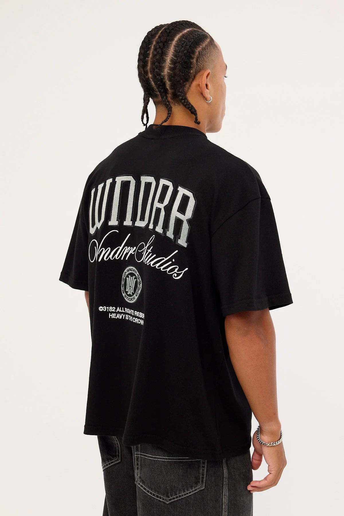 Wndrr Pavilion Heavy Weight Tee Black - Image 5