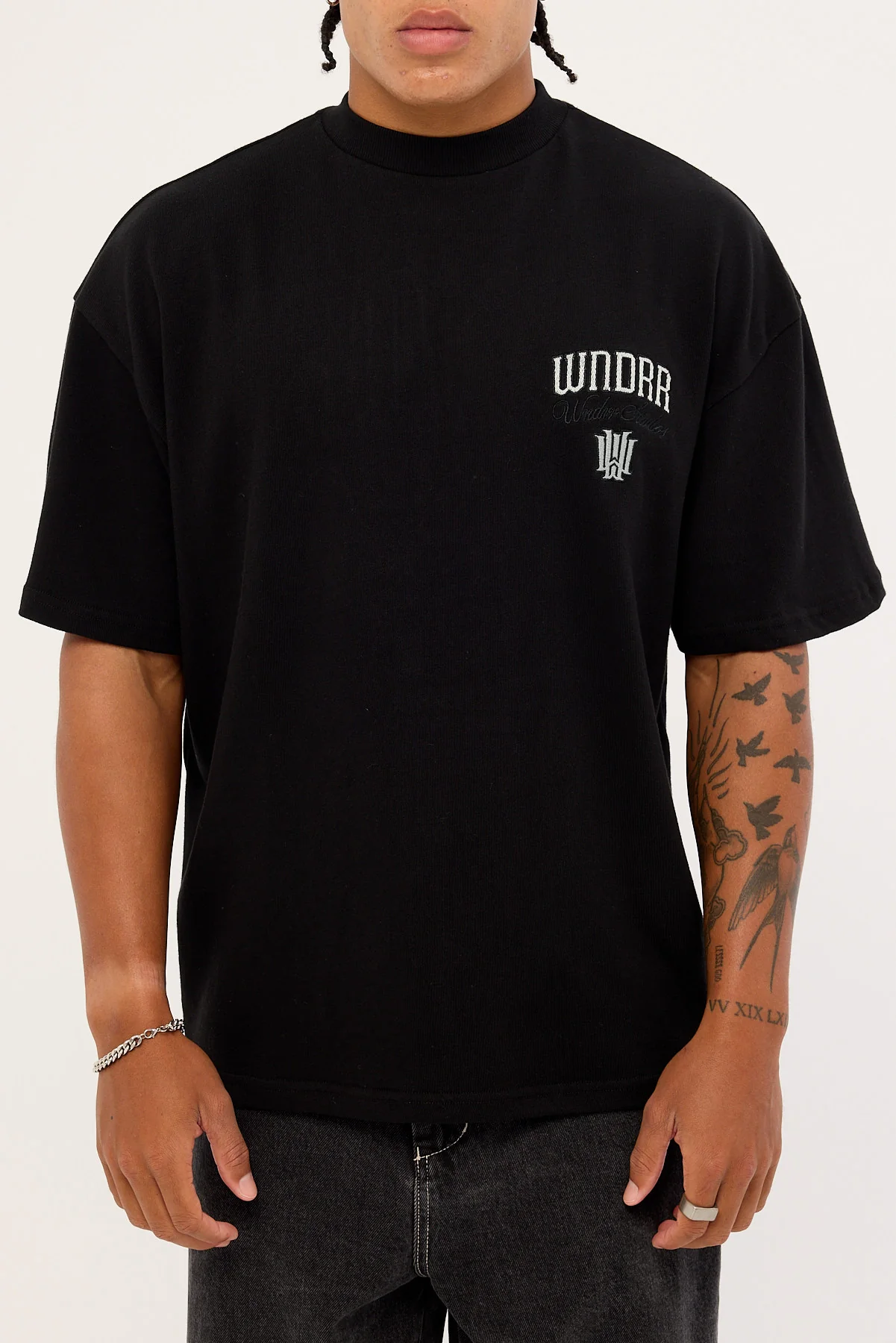 Wndrr Pavilion Heavy Weight Tee Black - Image 7