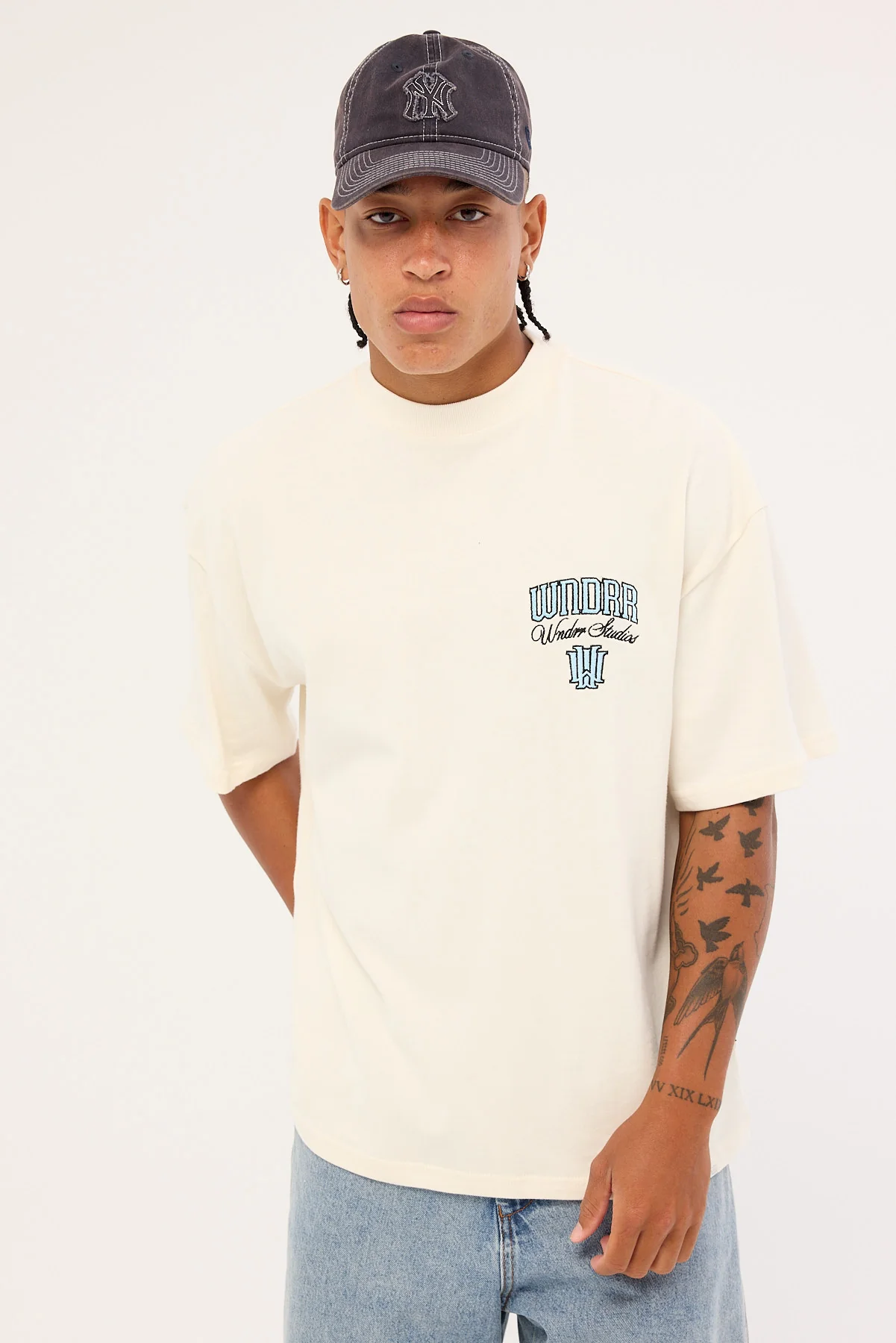Wndrr Pavilion Heavy Weight Tee Off White - Image 3