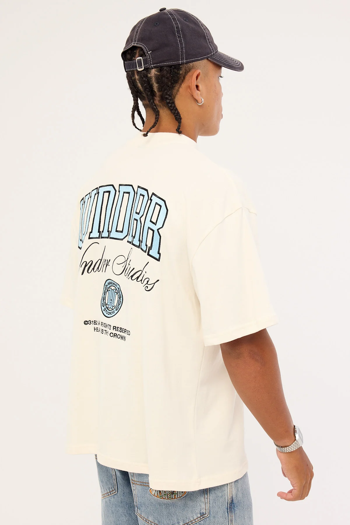 Wndrr Pavilion Heavy Weight Tee Off White - Image 5