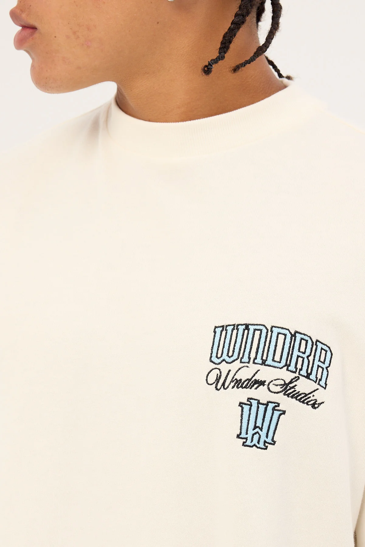Wndrr Pavilion Heavy Weight Tee Off White - Image 6