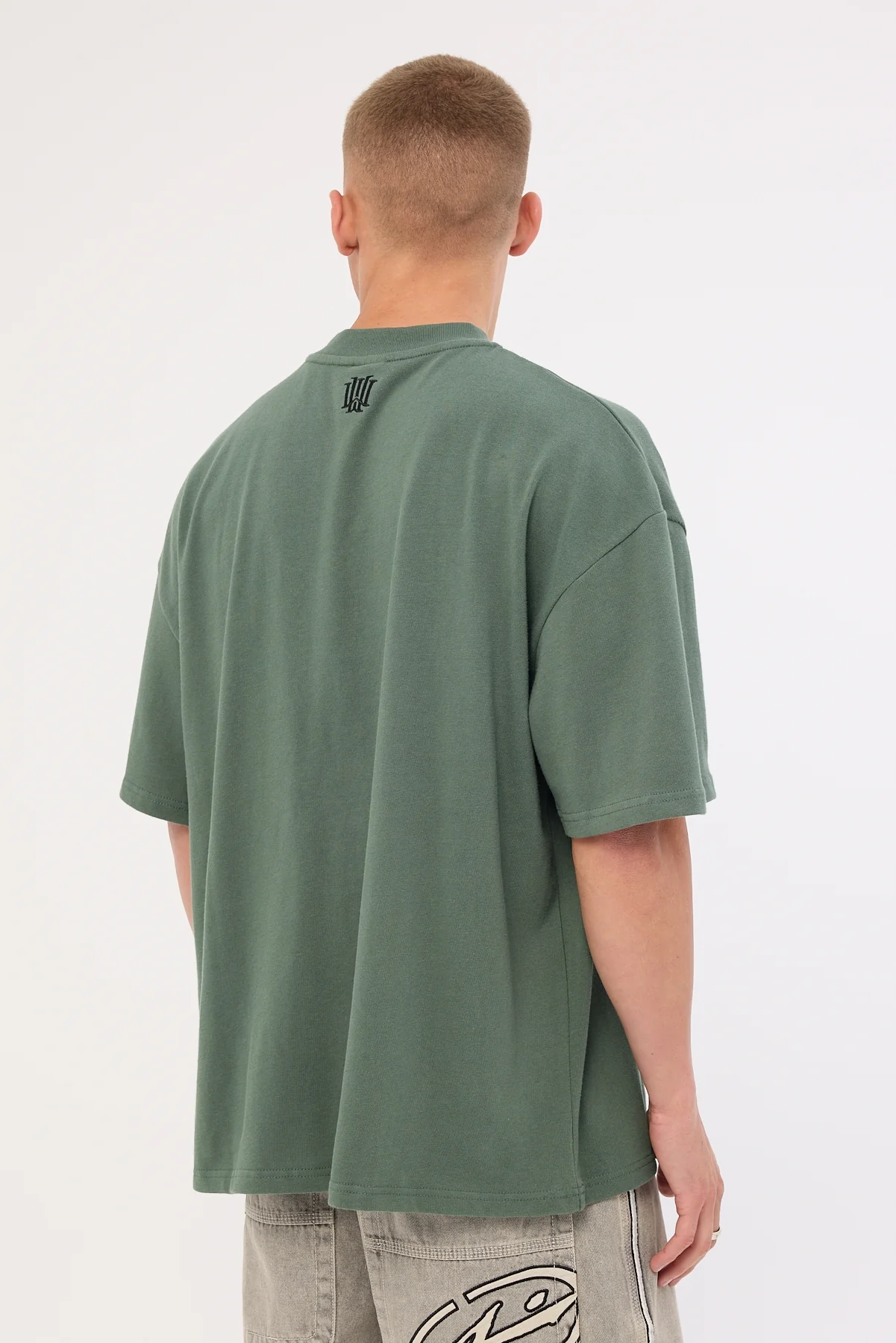 Wndrr Protocol Heavy Weight Tee Dark Green - Image 5