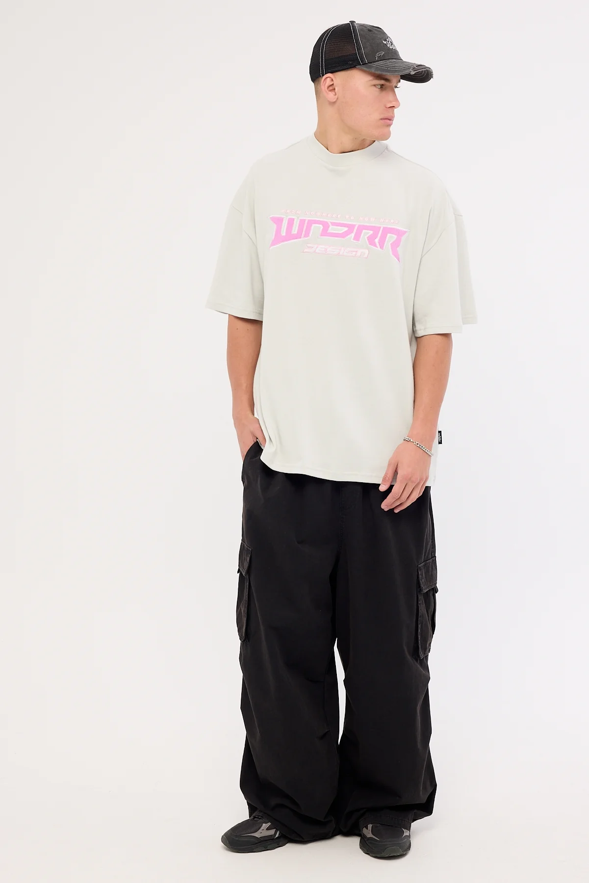 Wndrr Pulse Heavy Tee Oyster - Image 2