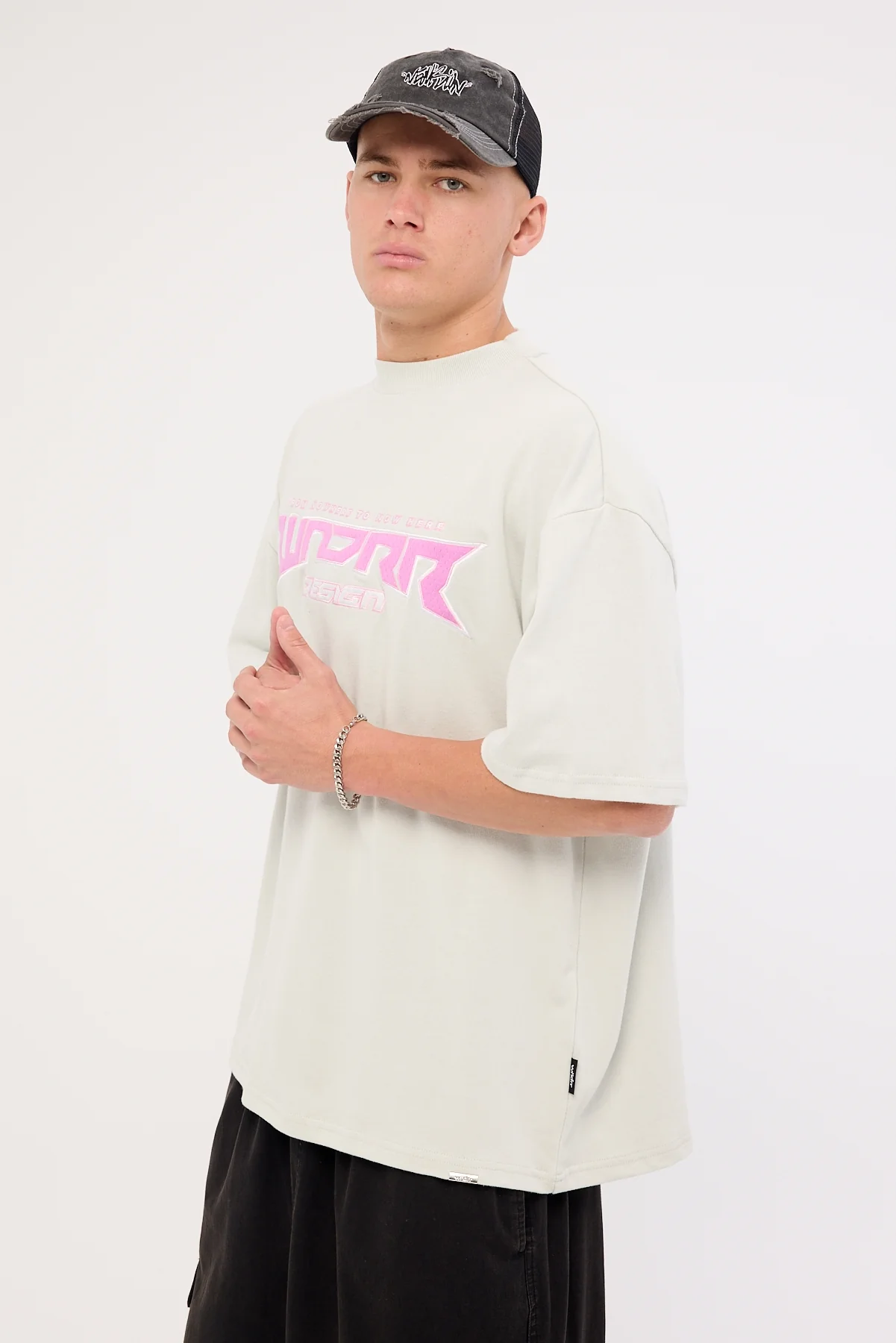 Wndrr Pulse Heavy Tee Oyster - Image 5