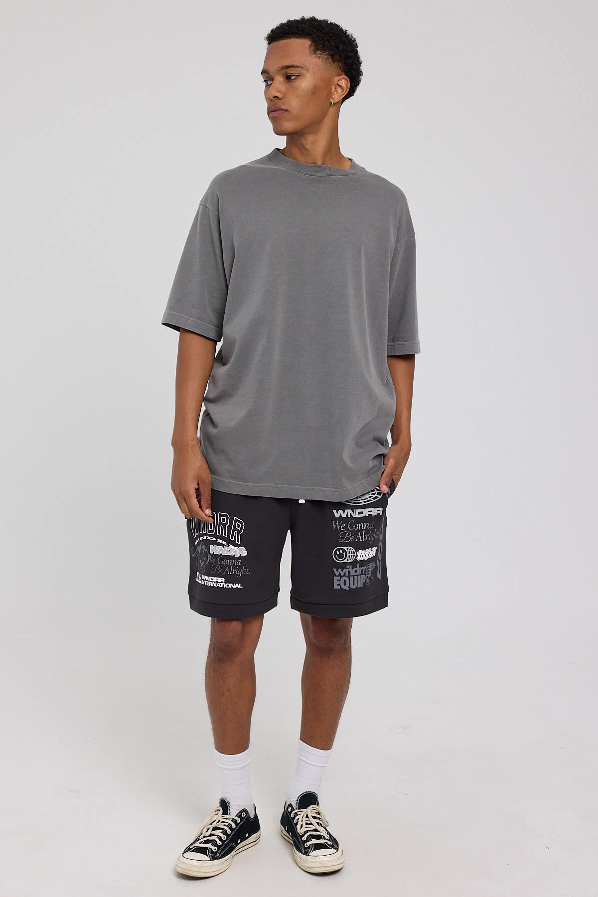 Wndrr Represent Tech Trackshort Faded Black - Image 2