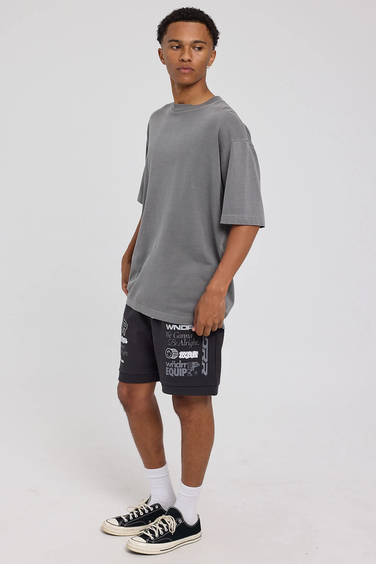 Wndrr Represent Tech Trackshort Faded Black - Image 3