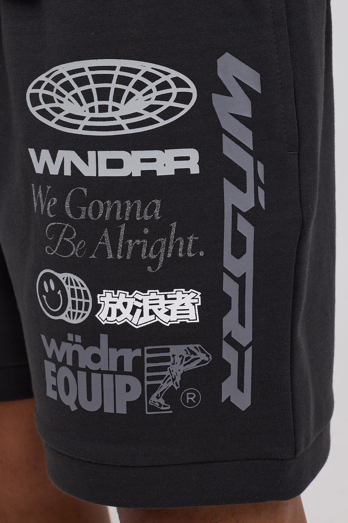 Wndrr Represent Tech Trackshort Faded Black - Image 7