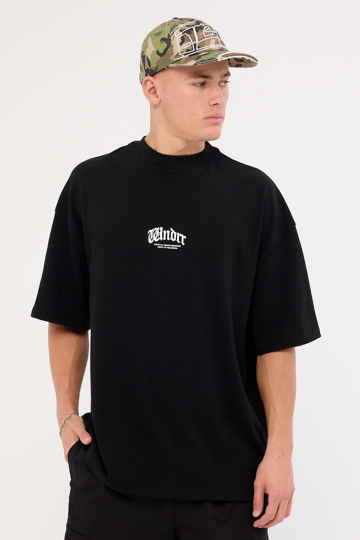 Wndrr Revival Heavy Weight Tee Black - Image 3