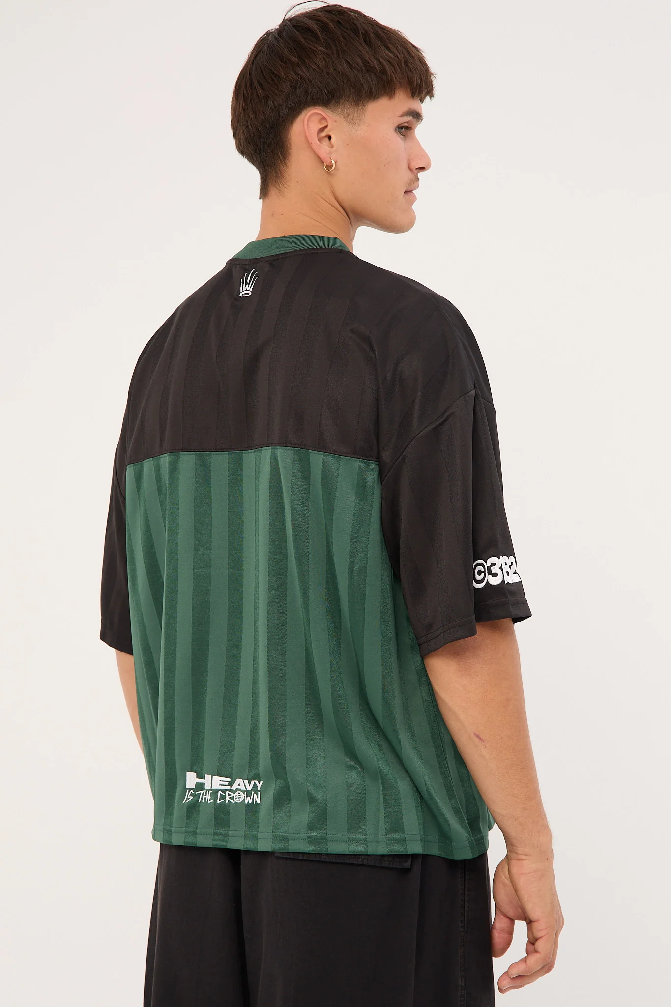 Wndrr Shift Quarterback Jersey Black/Green - Image 4