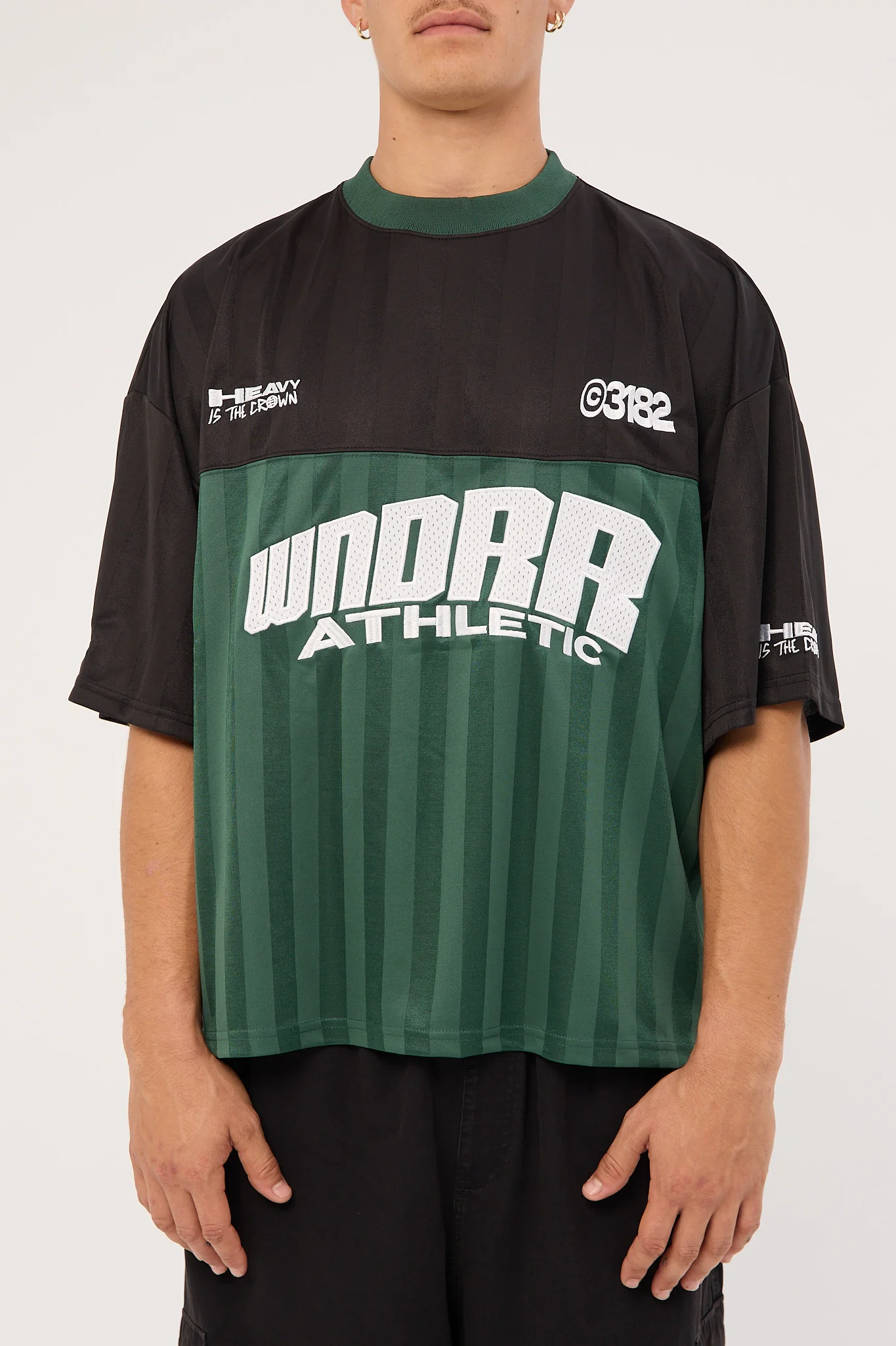 Wndrr Shift Quarterback Jersey Black/Green - Image 6