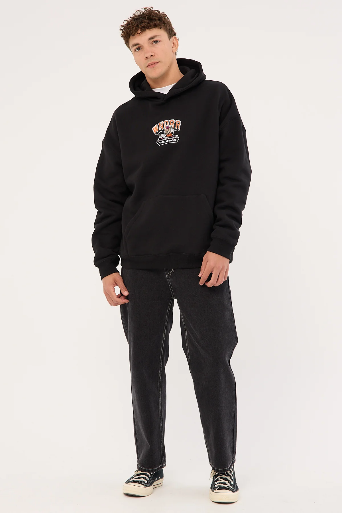 Wndrr Spin Hoodie Sweat Black - Image 2