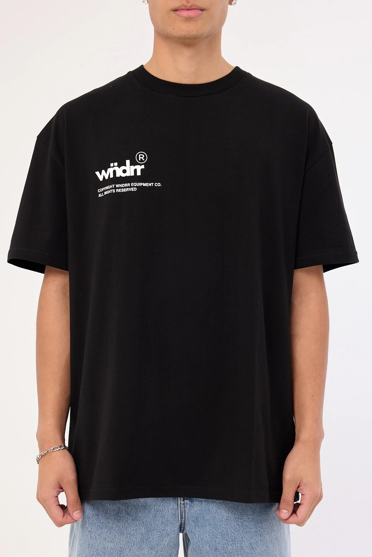Wndrr Syndicate Box Fit Tee Black - Image 7