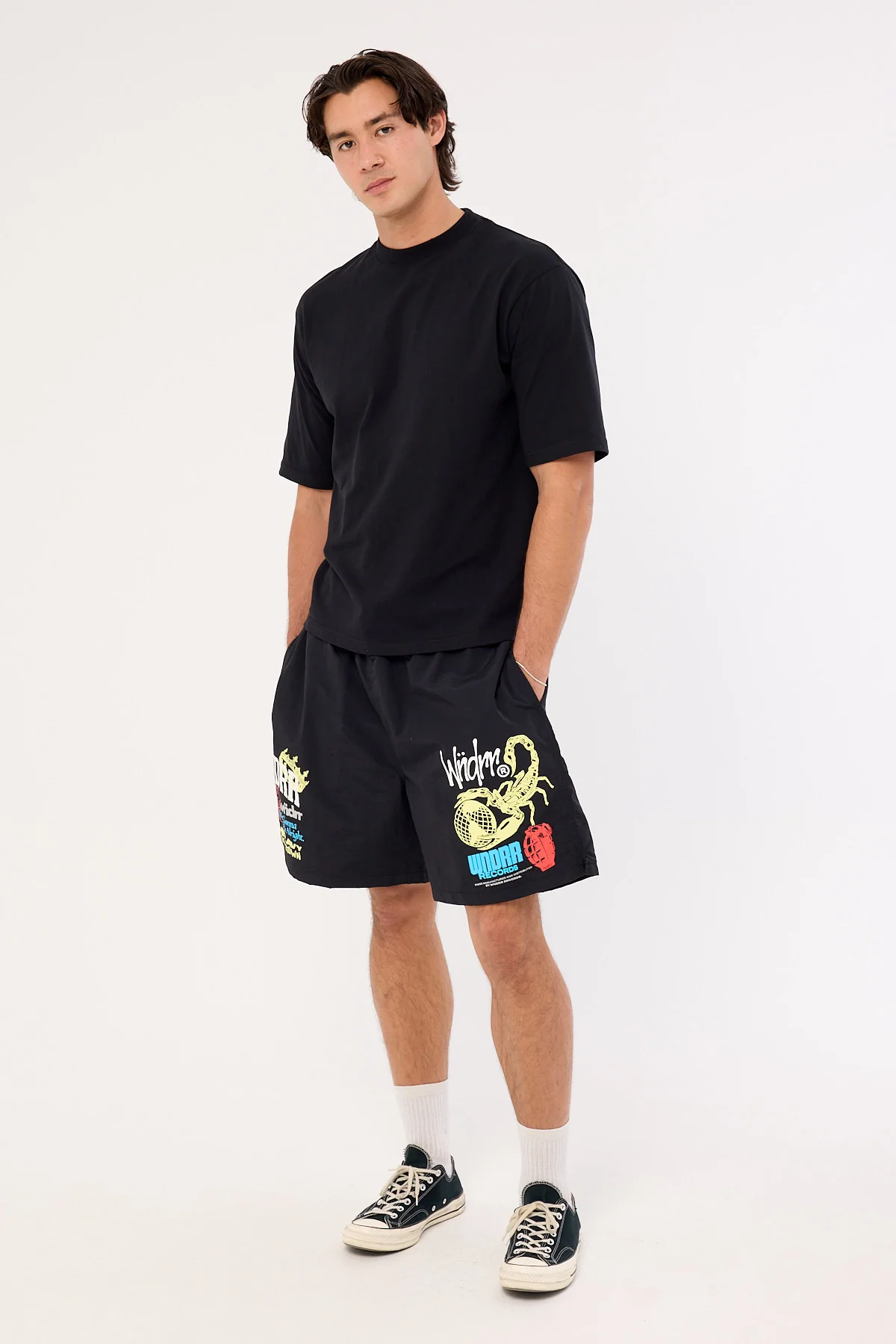 Wndrr Syndicate Swim Short Black