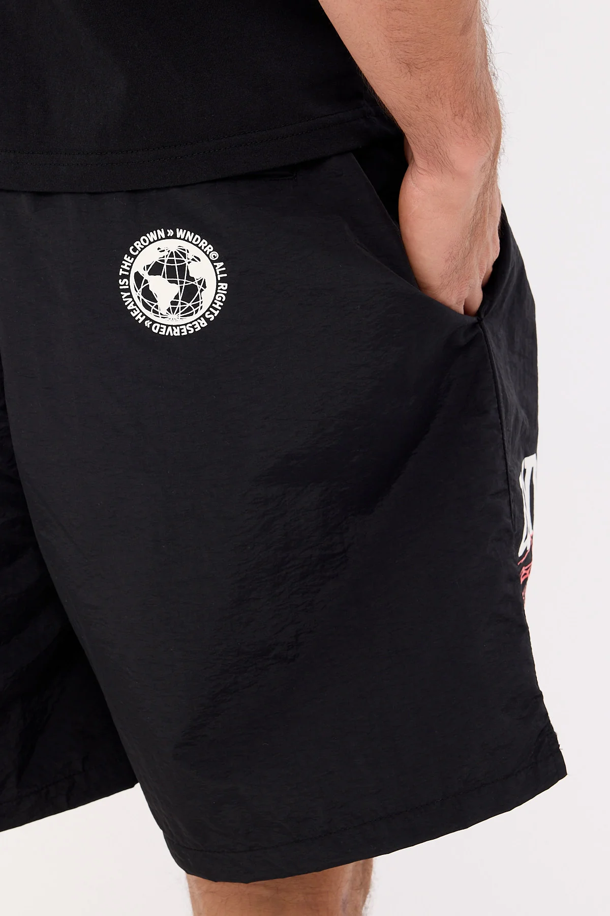 Wndrr Syndicate Swim Short Black - Image 7