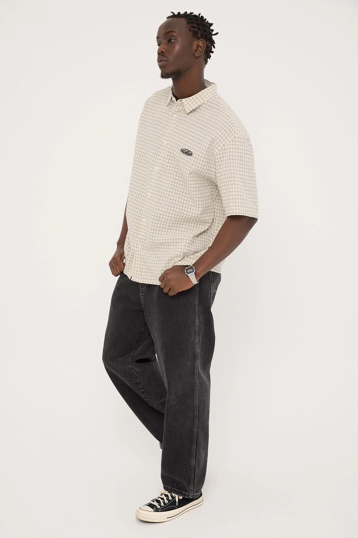 Worship Be Cool Big Lounger Jean Black Rinse - Image 3