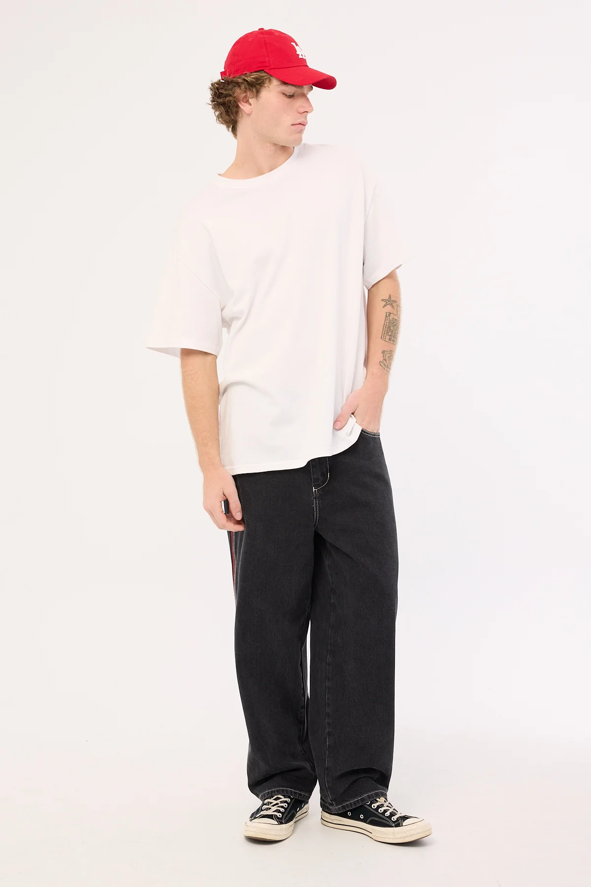 Worship Be Cool Piped Big Dawg Jean Used Black