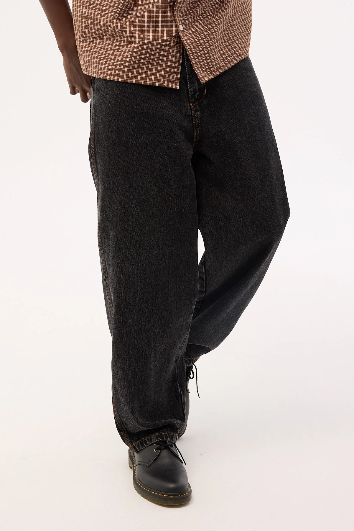 Worship Big Dawg Smile More Jean Black Rinse Black Rinse - Image 2