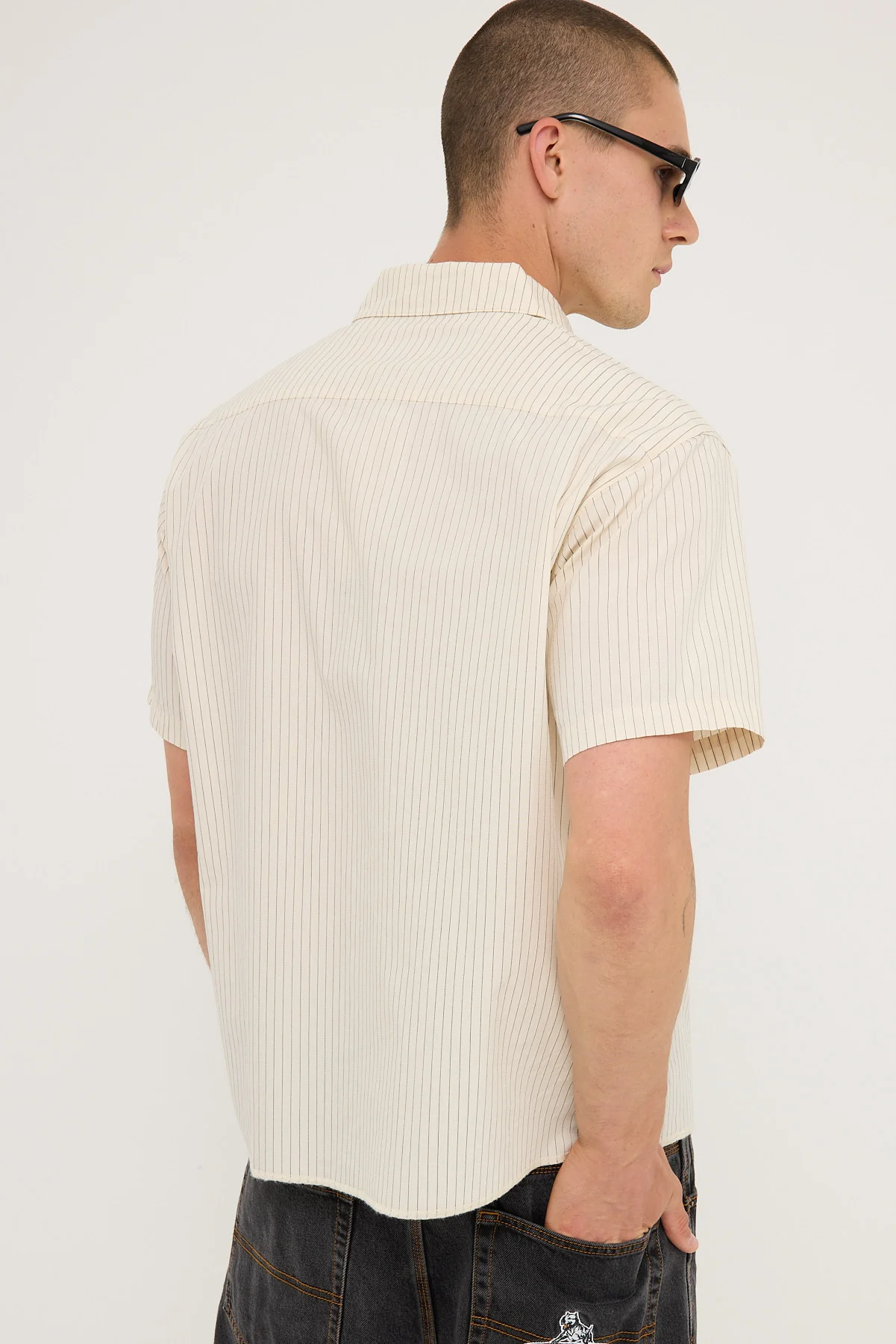 Worship Bistro Short Sleeve Shirt Bone - Image 4
