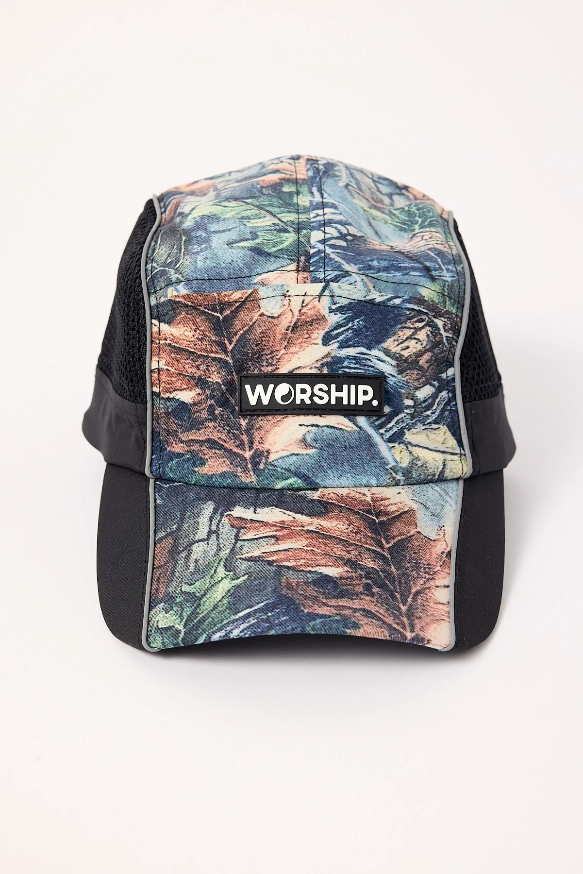 Worship Bushman Nylon Running Hat Green Camo
