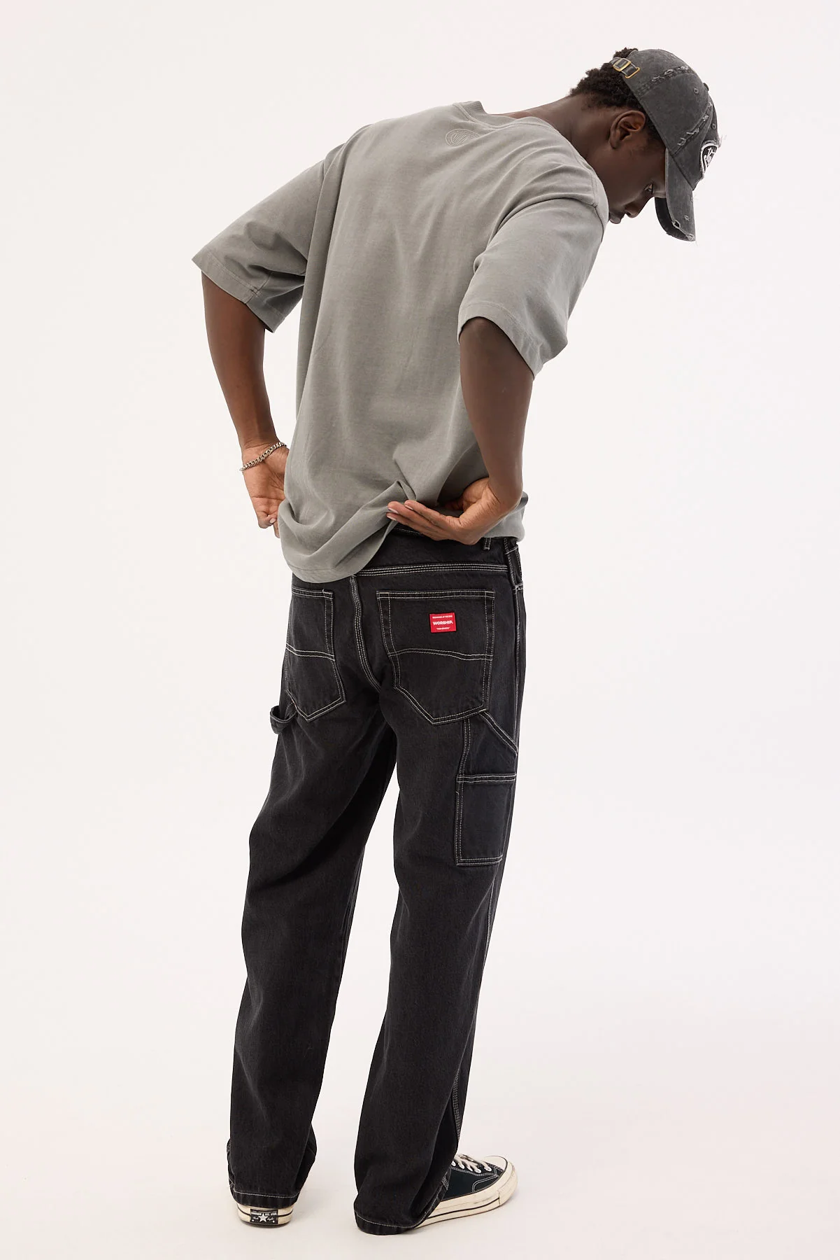Worship Carpenter Jean Washed Black - Image 5