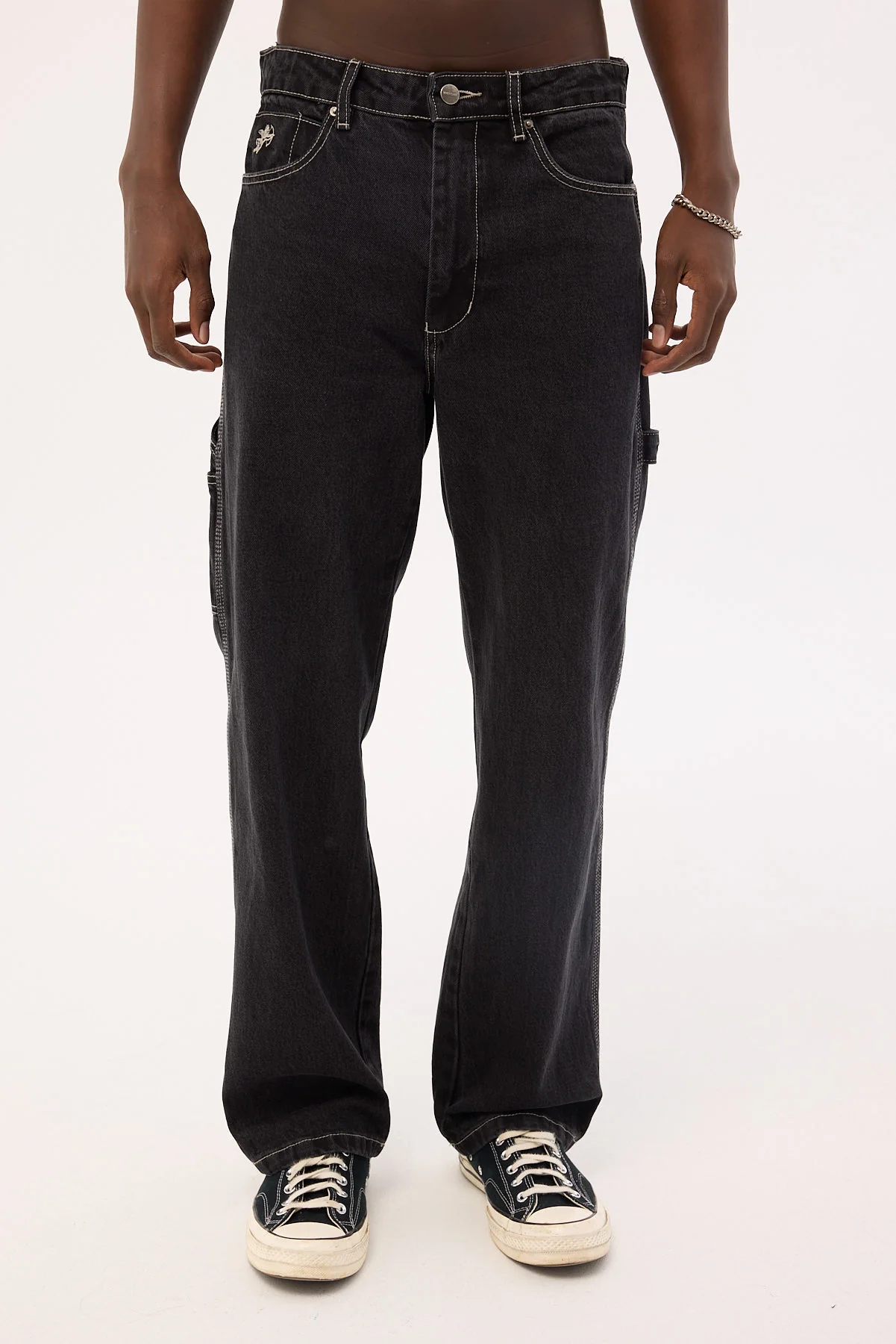 Worship Carpenter Jean Washed Black - Image 8