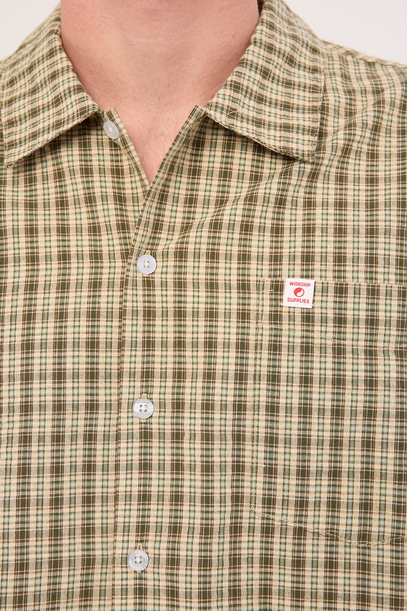 Worship Cherub Short Sleeve Shirt Kelp - Image 7