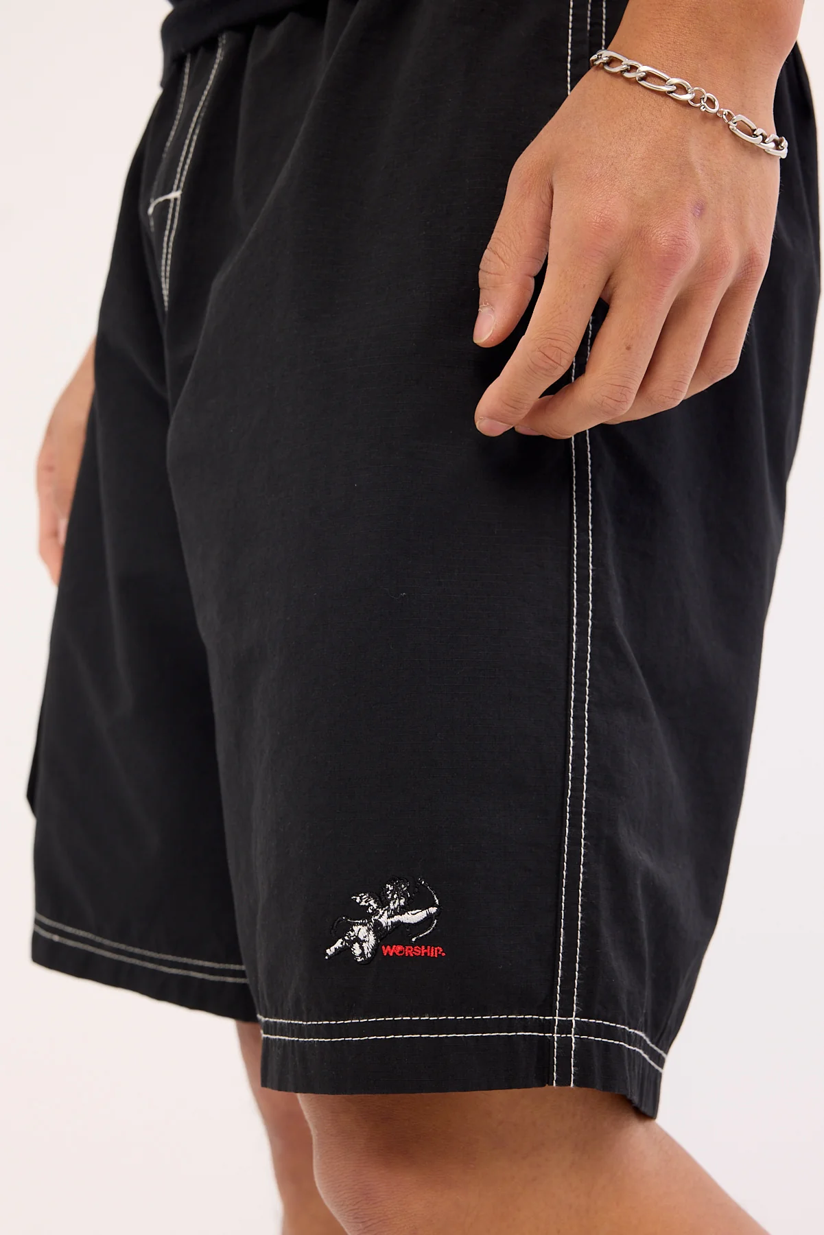 Worship Cherub Swim Short Black - Image 8