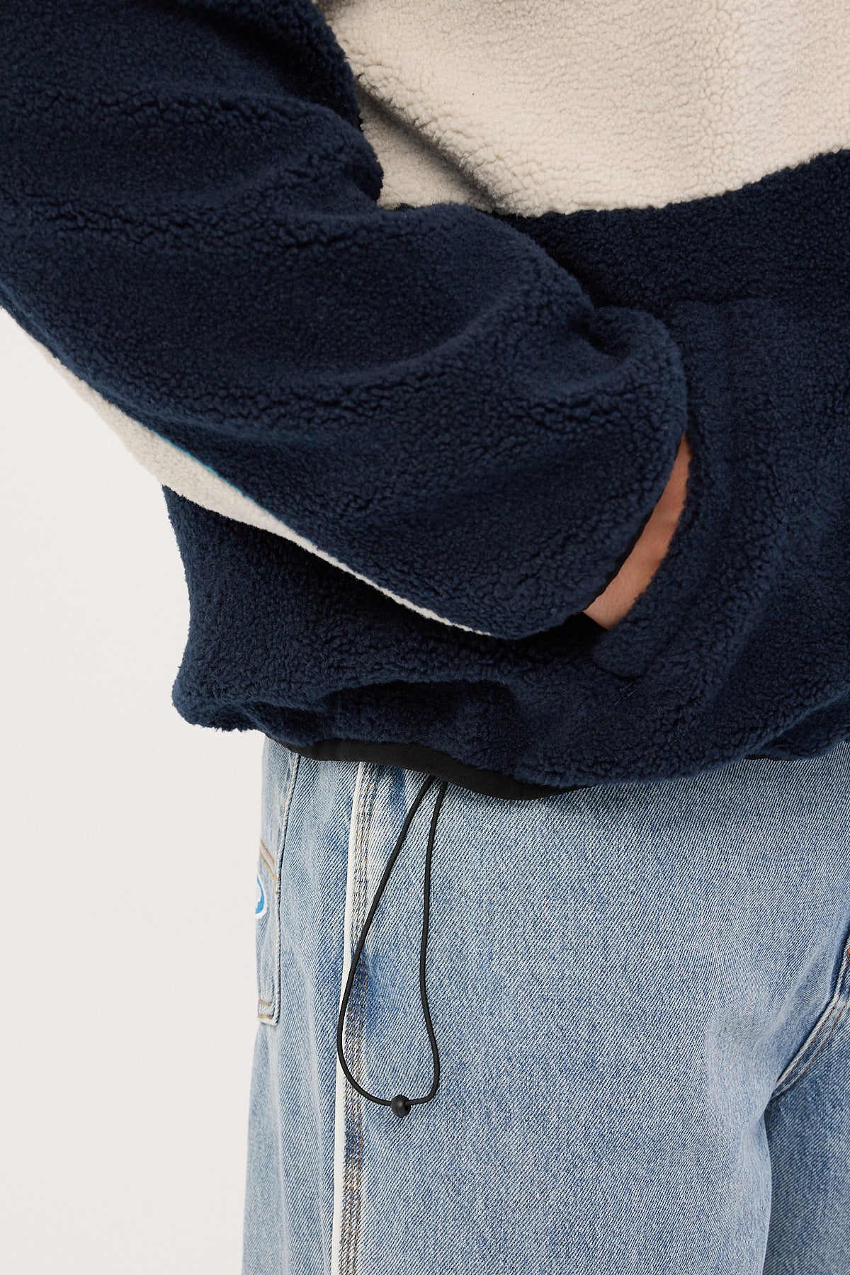 Worship Clipper Sherpa Jacket Blue - Image 8