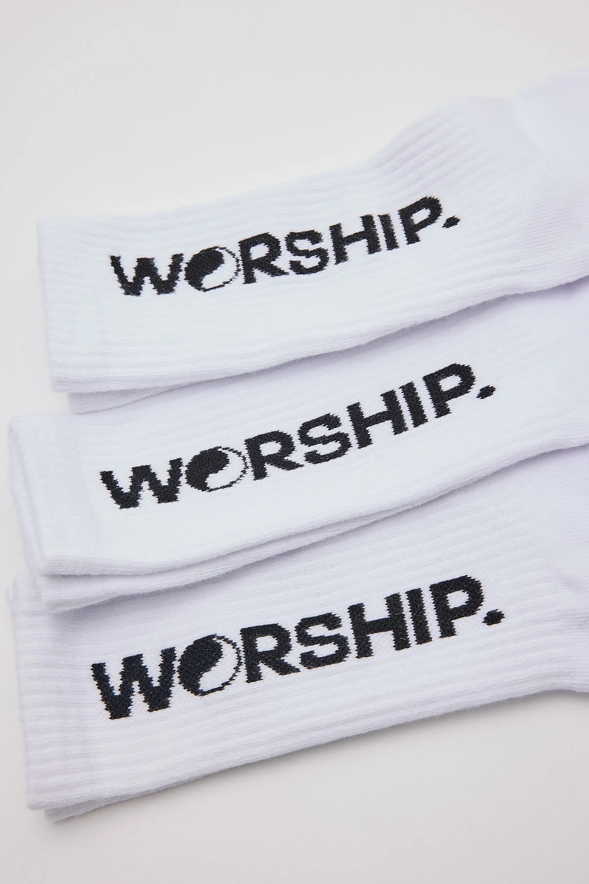 Worship Core Socks 3 Pack White - Image 2
