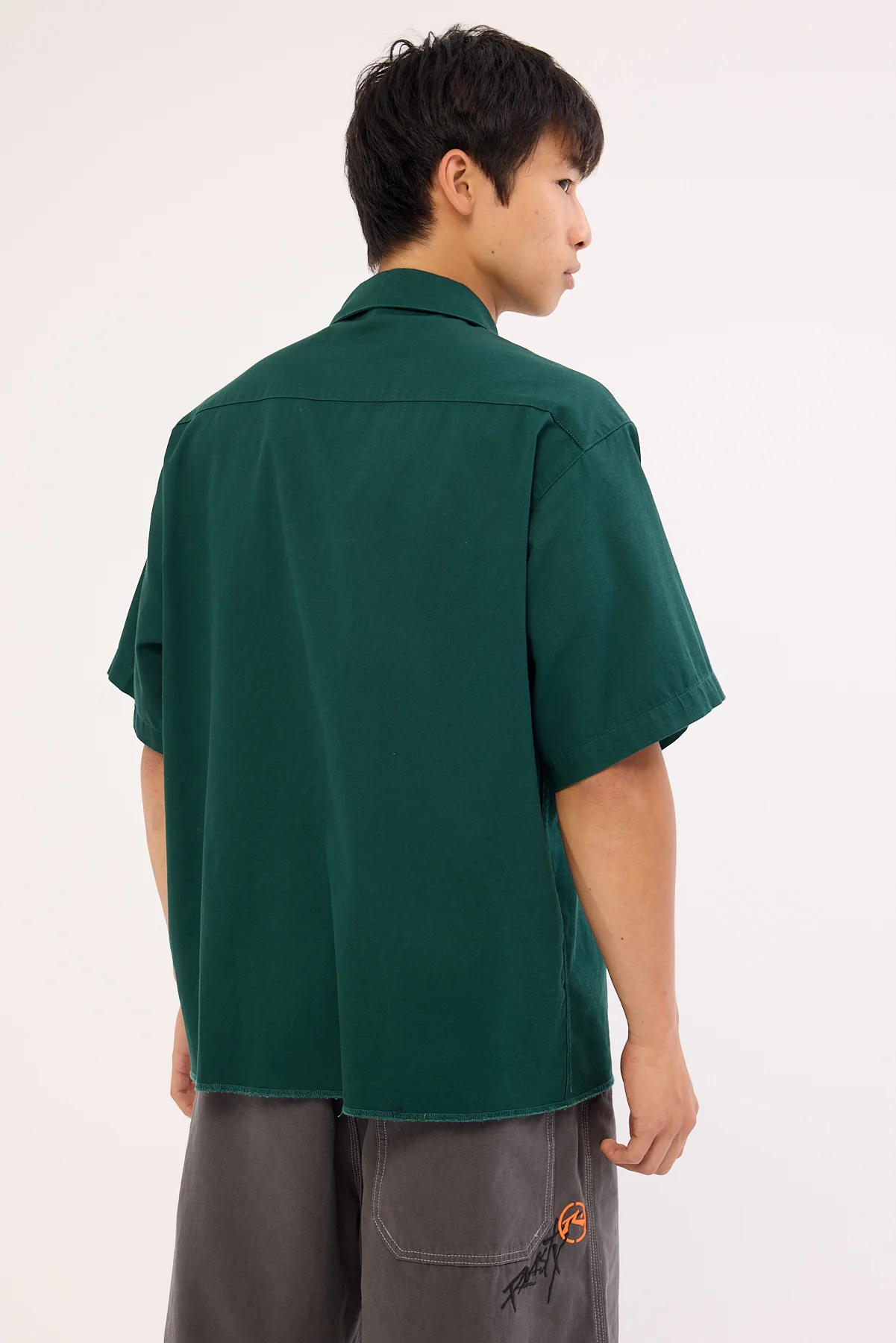 Worship Department Short Sleeve Workshirt Hunter Green - Image 4