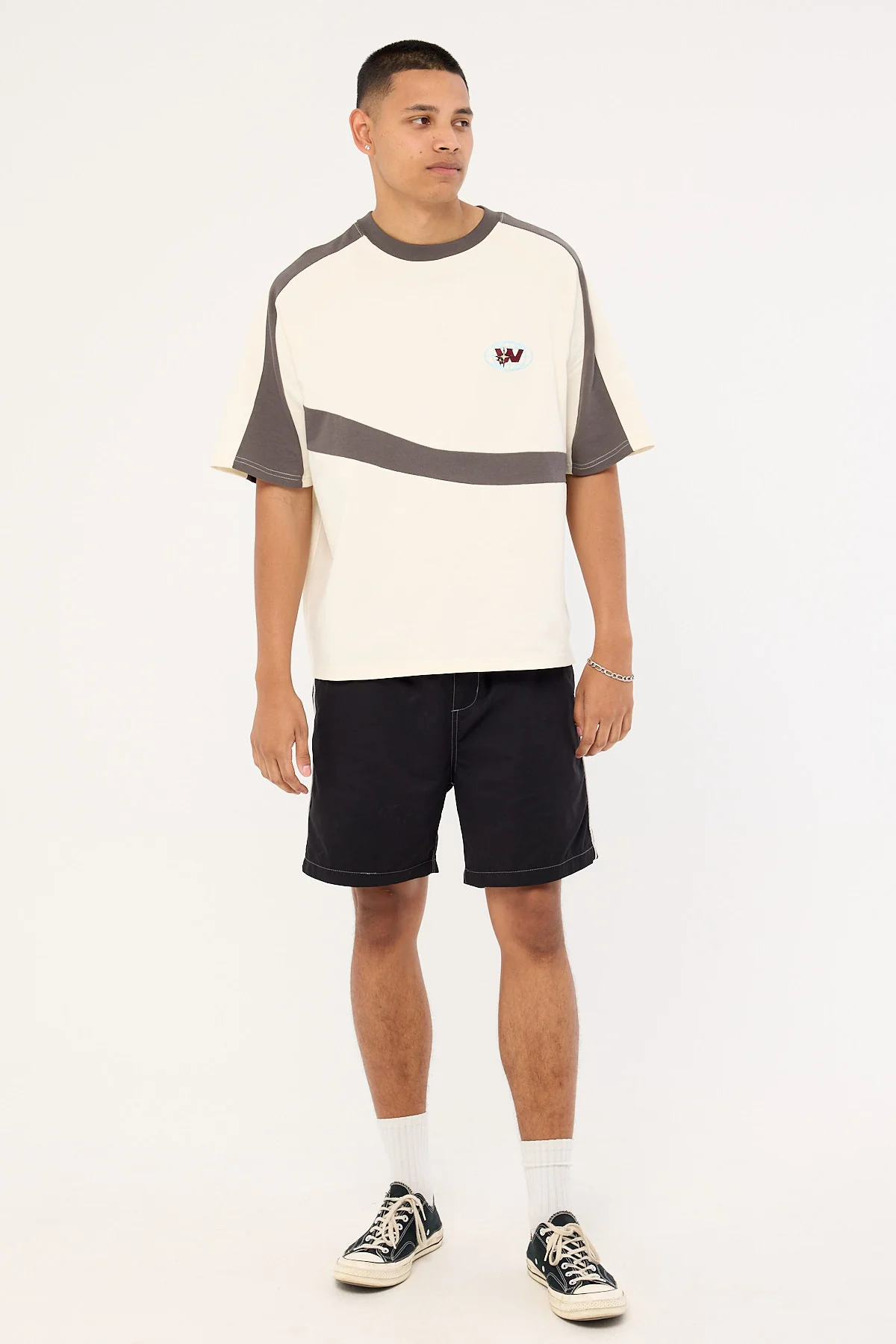 Worship Frequency Baggy Nylon Short Black