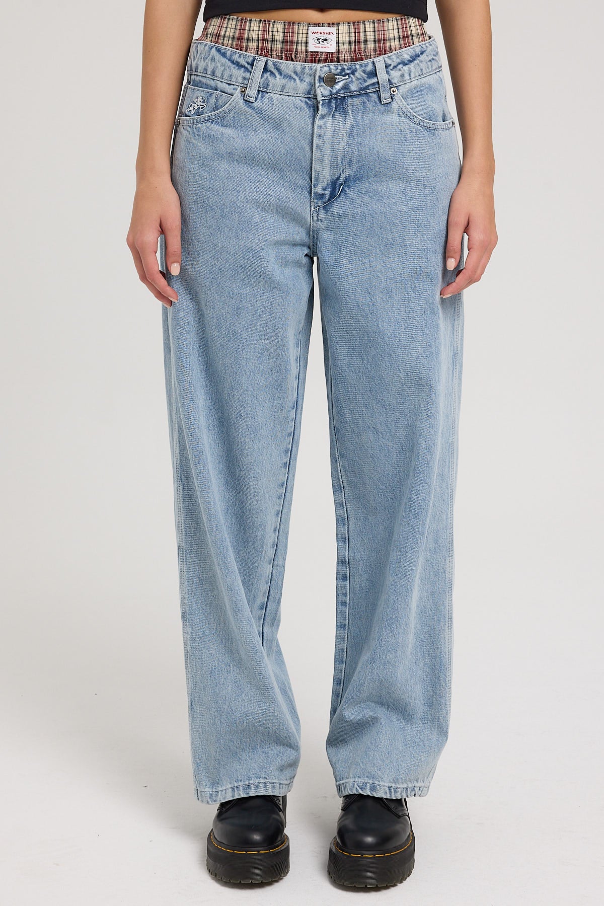 Worship Fuzz Guy Sloucher Jean Spirit Blue - Image 6