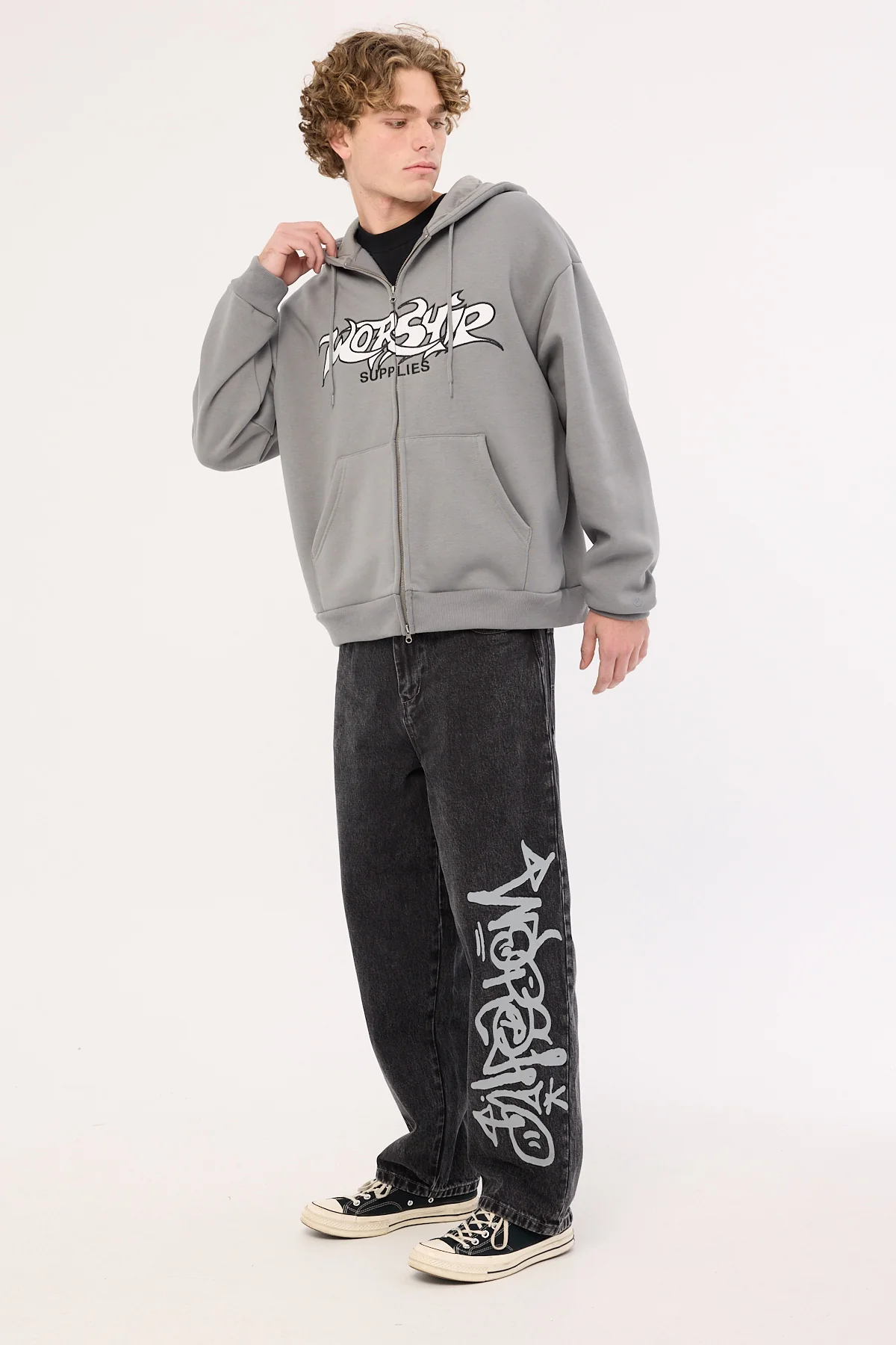Worship Graf Big Dawg Jean Black Rinse