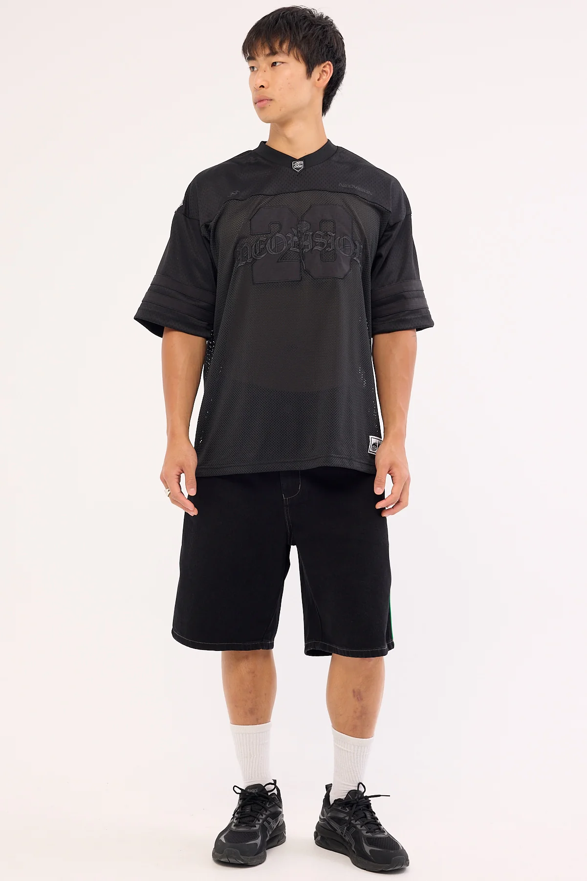 Worship Grand Prix Big Dawg Jean Short Worship Black