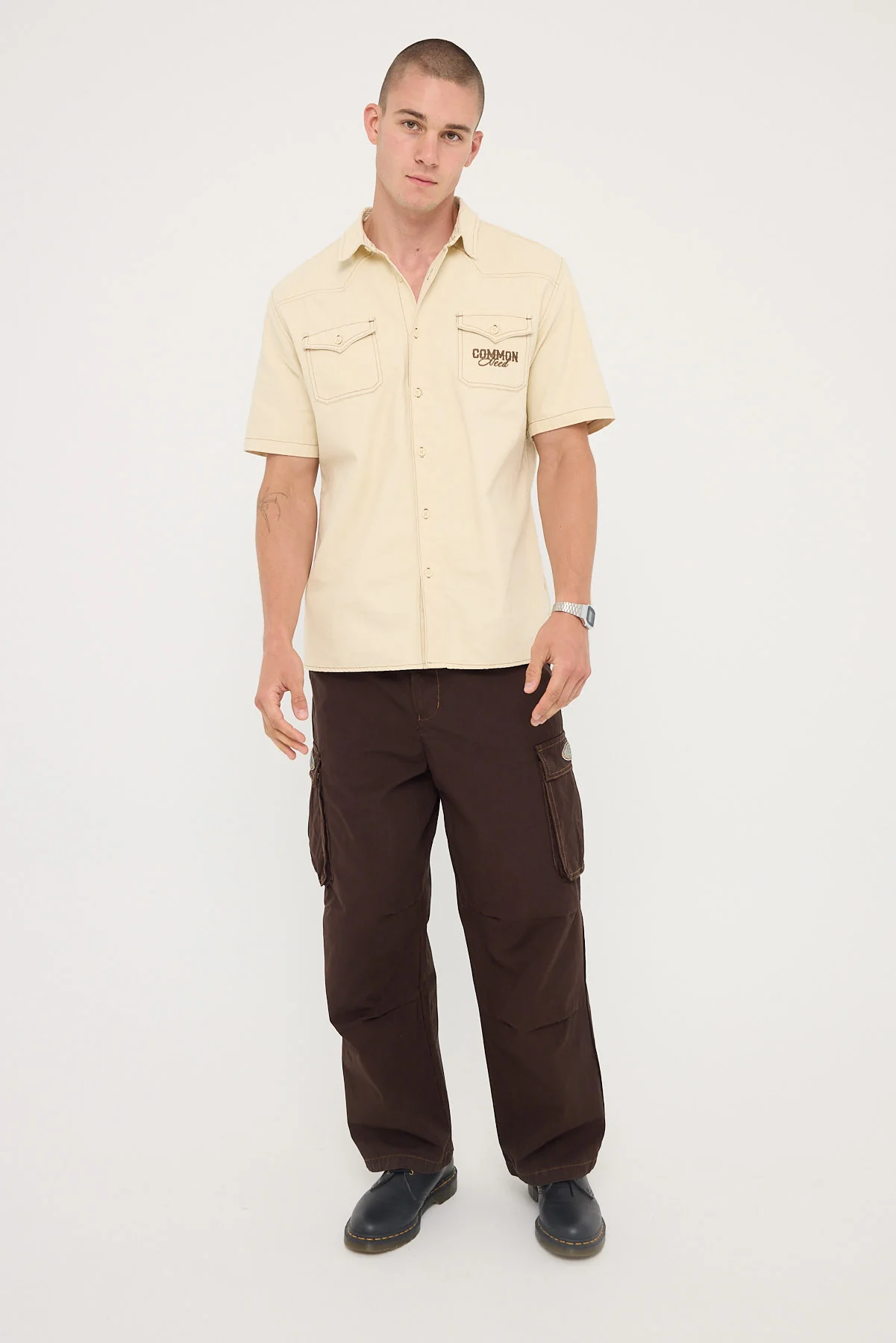 Worship Guard Cotton Cargo Pant Mole Overdye