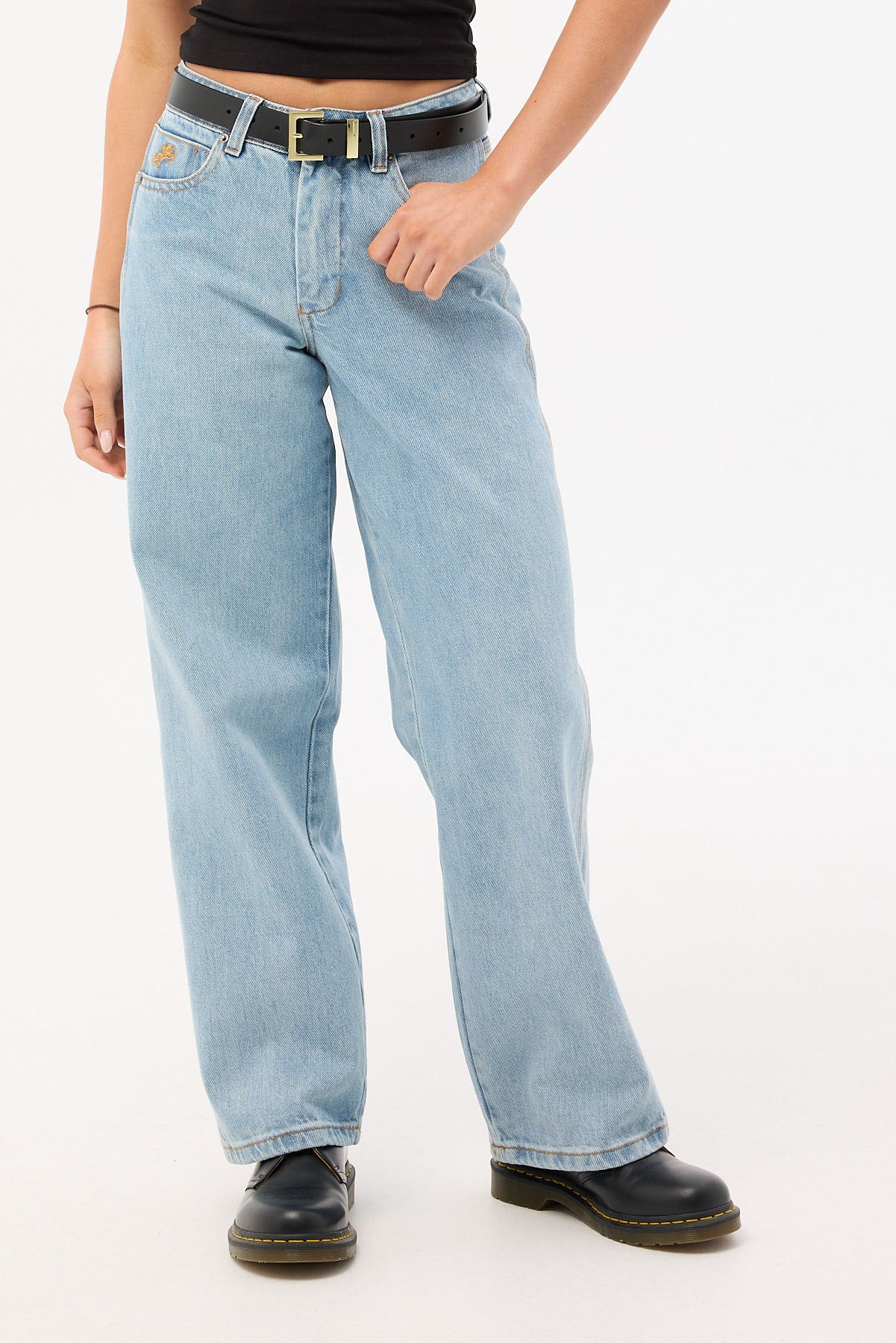 Worship Hangtime Sloucher Jean Blew Dust - Image 2