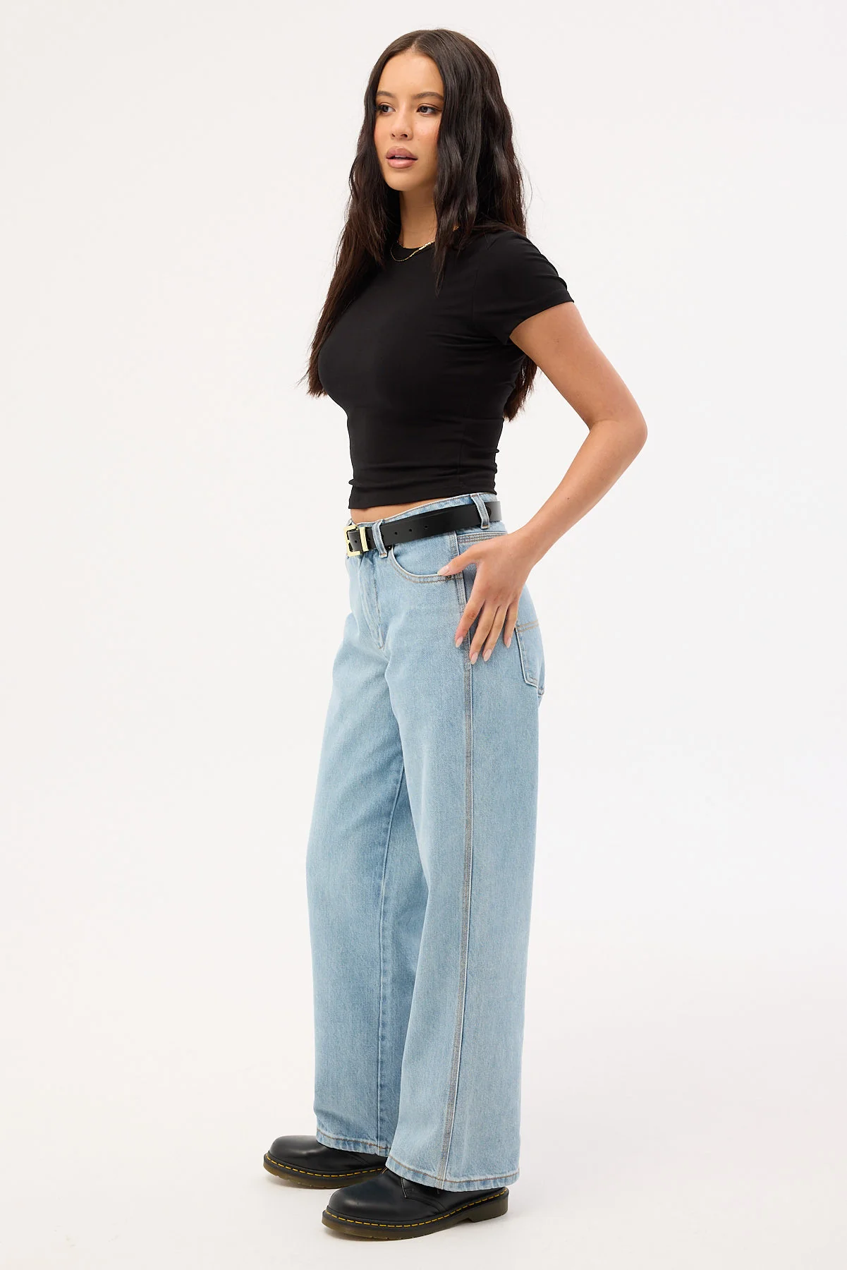 Worship Hangtime Sloucher Jean Blew Dust - Image 3