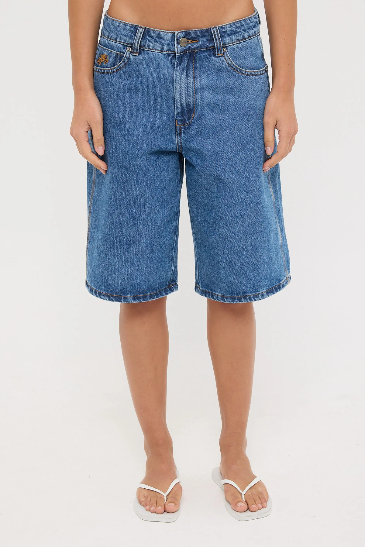 Worship Hold Up Worship Big Baggy Short Sky High Blue - Image 7