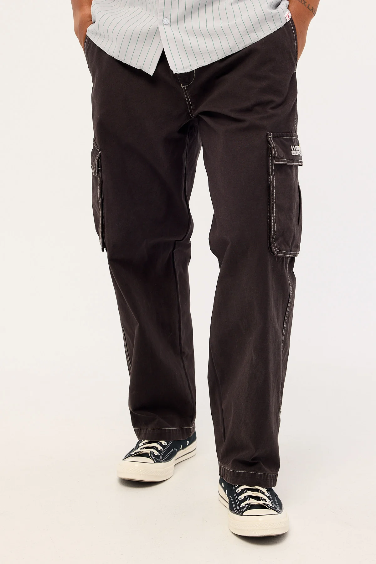 Worship Laser Elastic Cargo Pant Black - Image 2