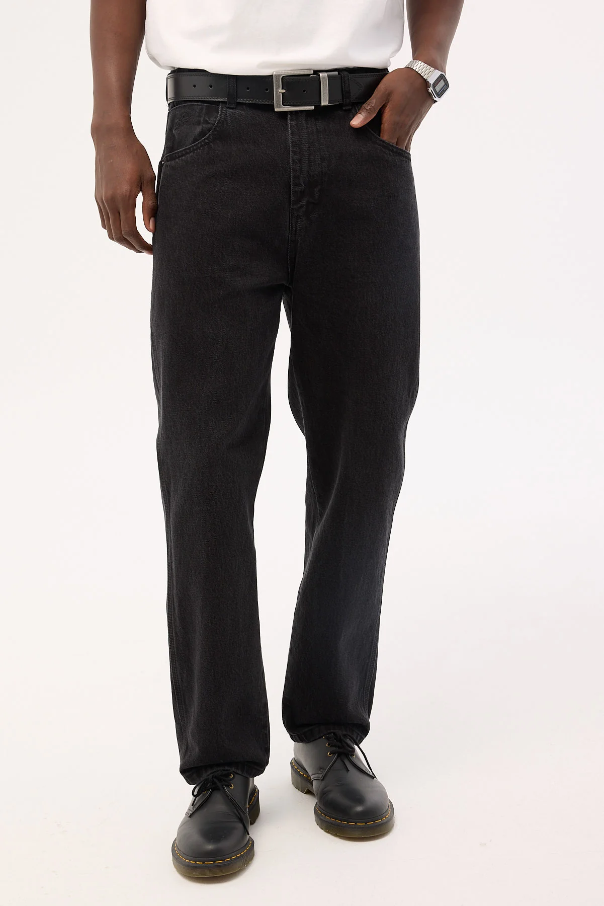 Worship Lounger Jean Worship Washed Black - Image 2