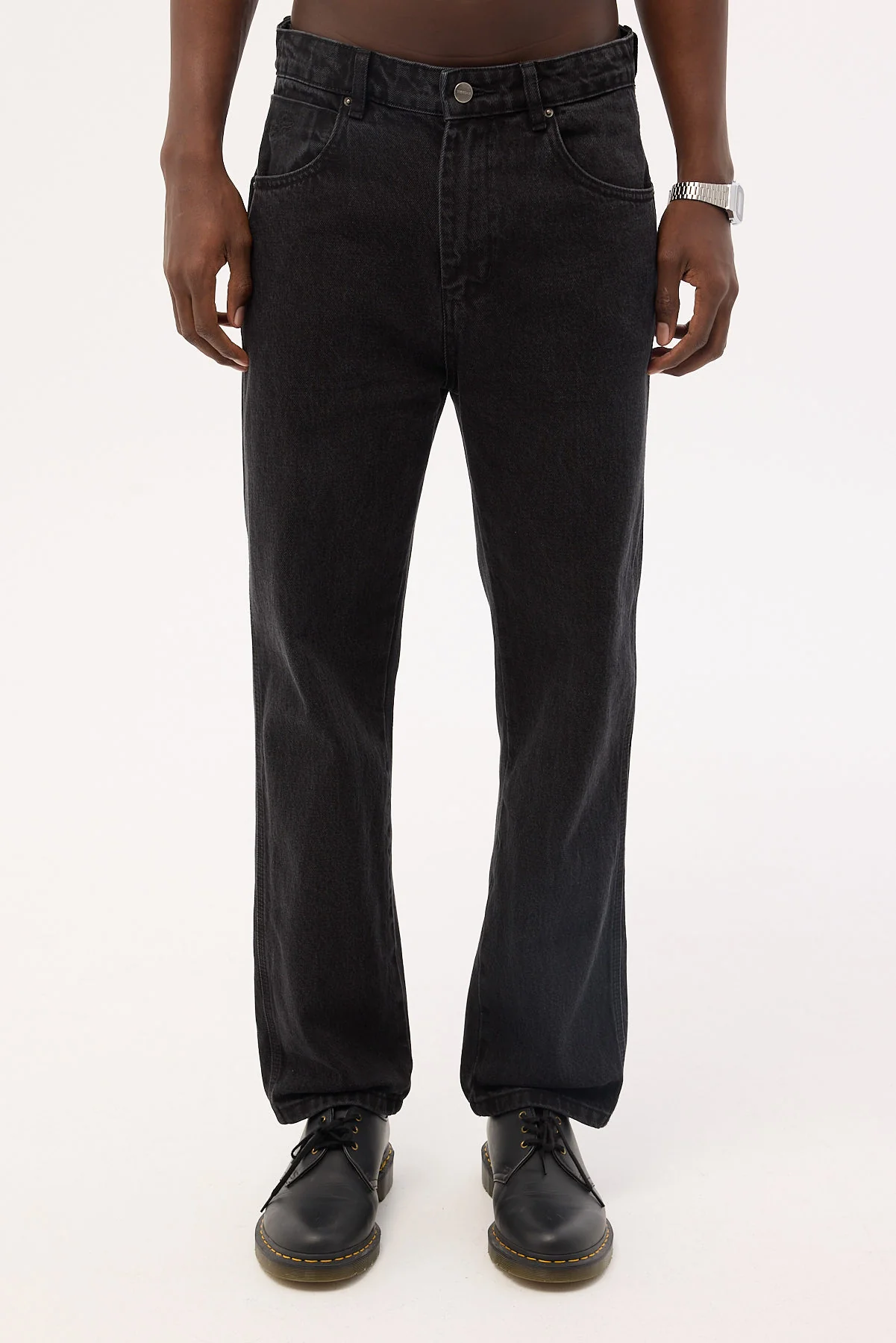 Worship Lounger Jean Worship Washed Black - Image 8