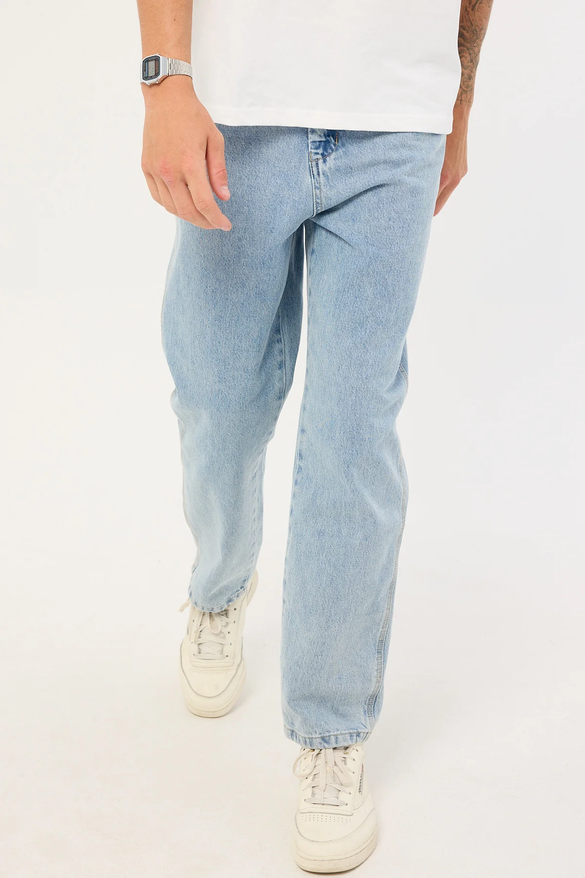 Worship Lounger Jean Worship Worn Blue - Image 2