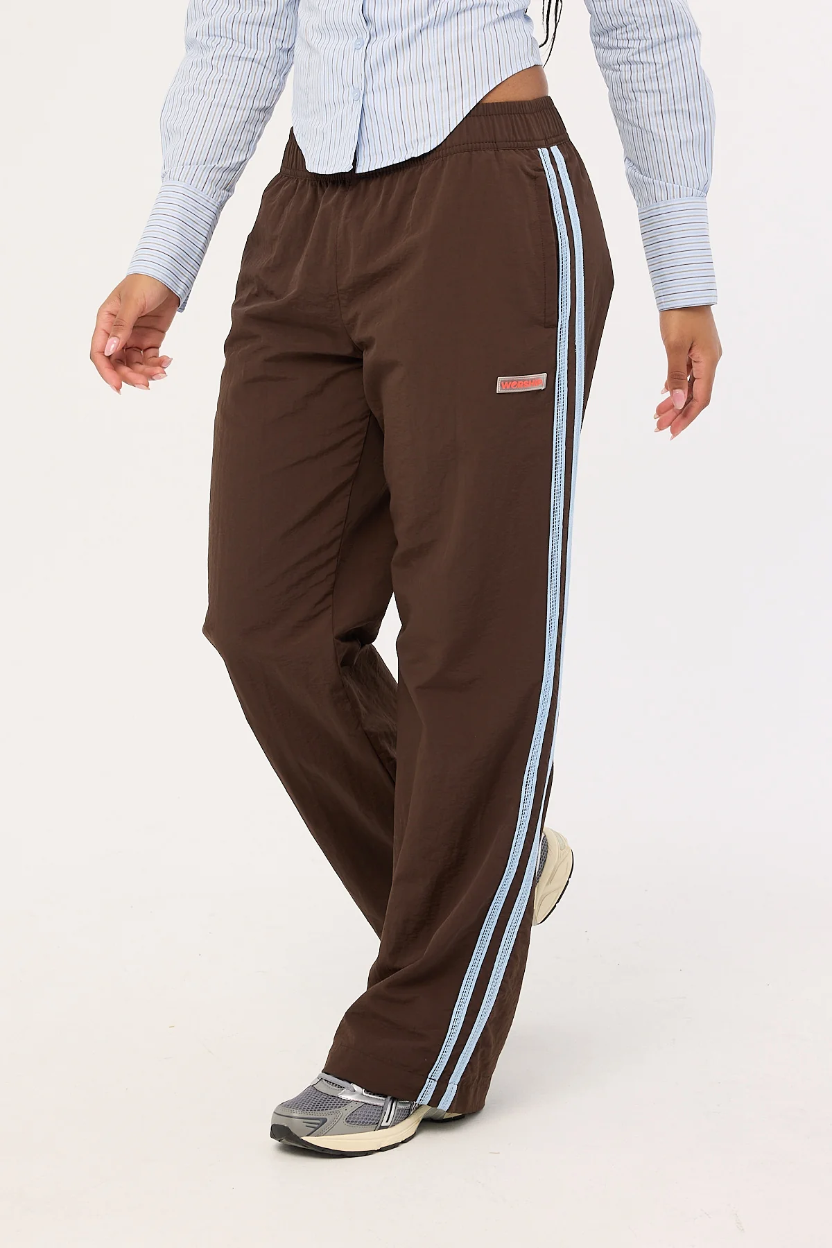Worship Major League Track Pant Chocolate - Image 5