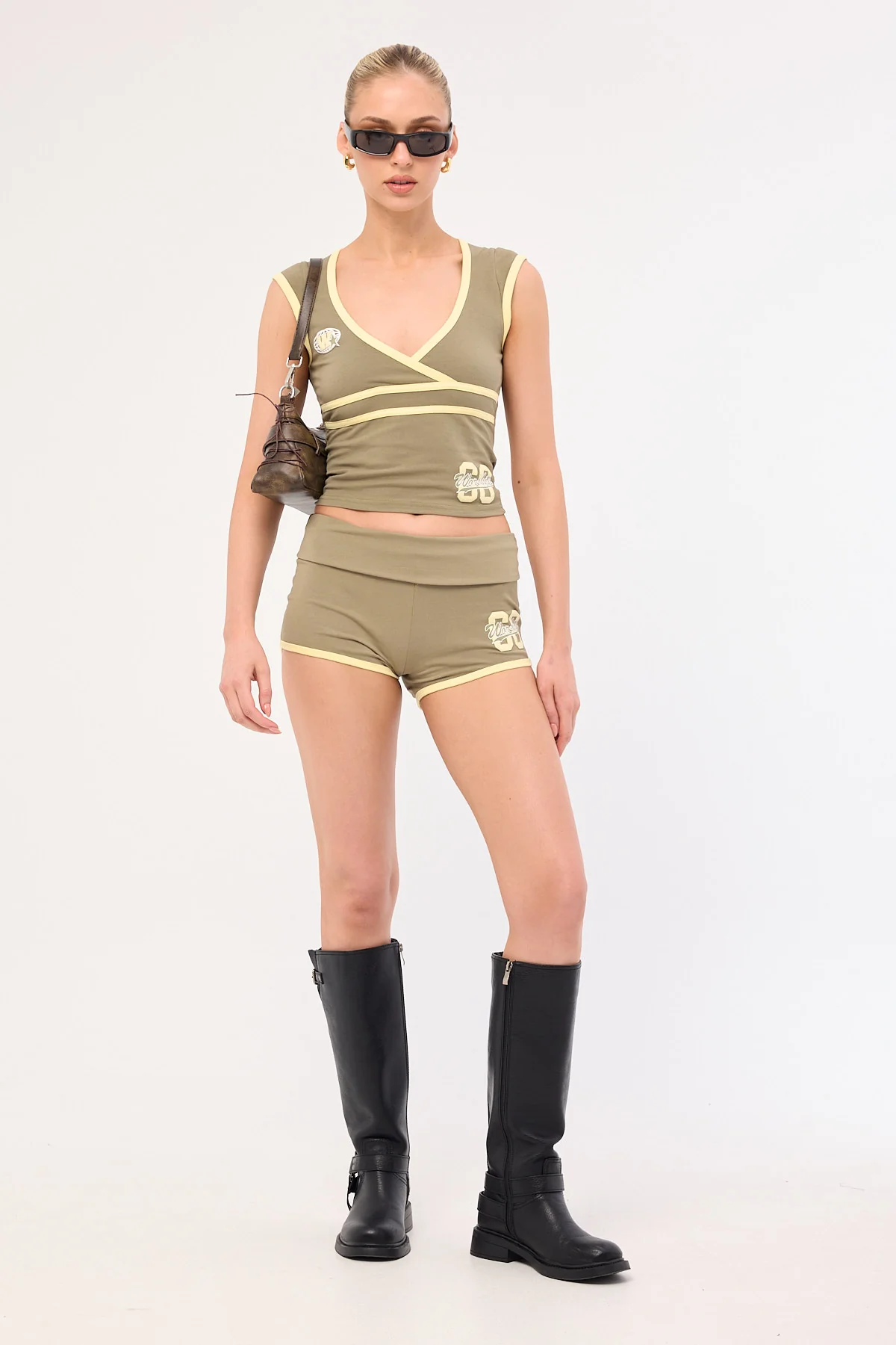 Worship Major League Wrap Top Kelp - Image 3
