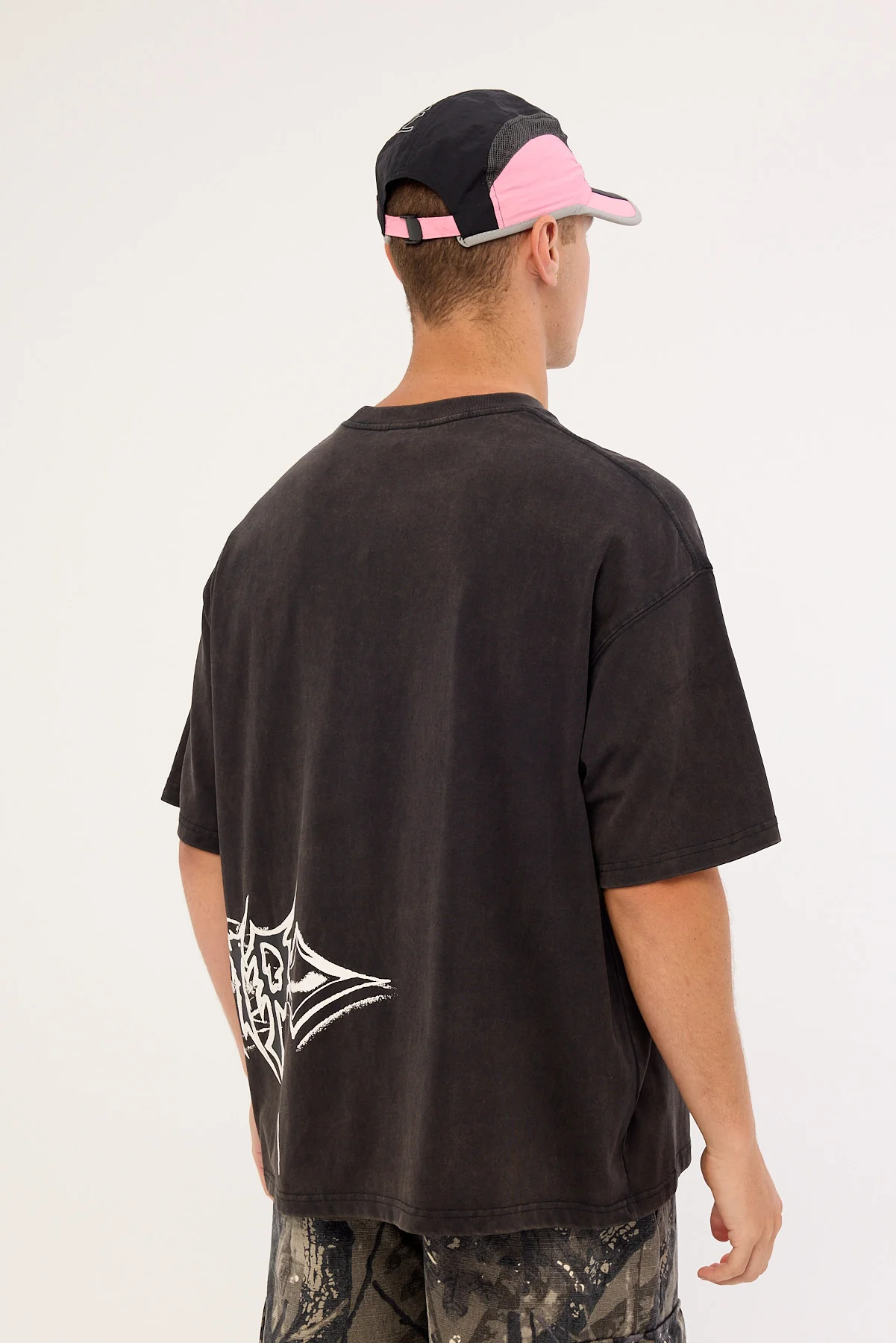 Worship Metalx Oversized Tee Faded Black - Image 5
