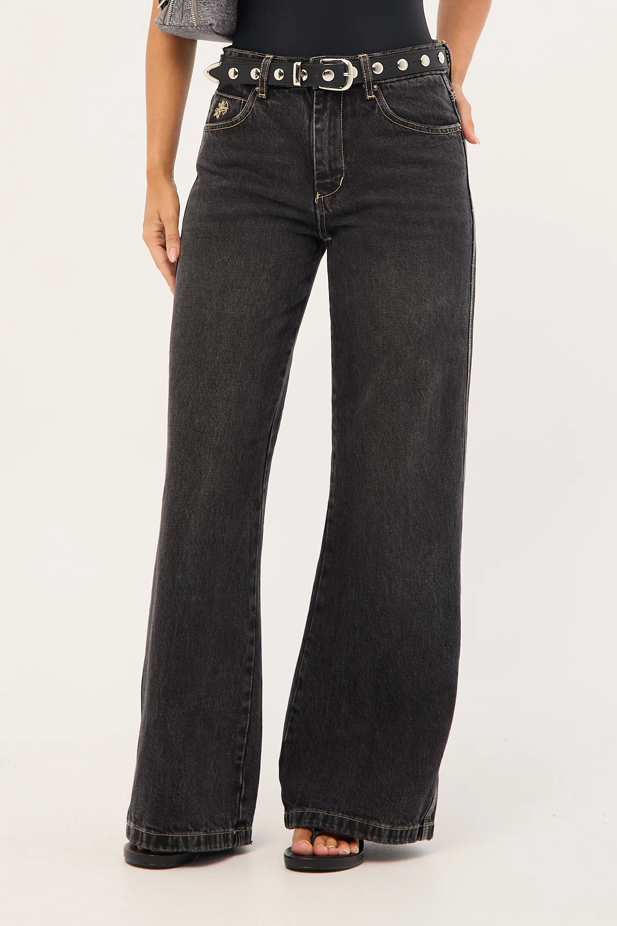 Worship Metalx Sweeper Jean Black Rinse - Image 3