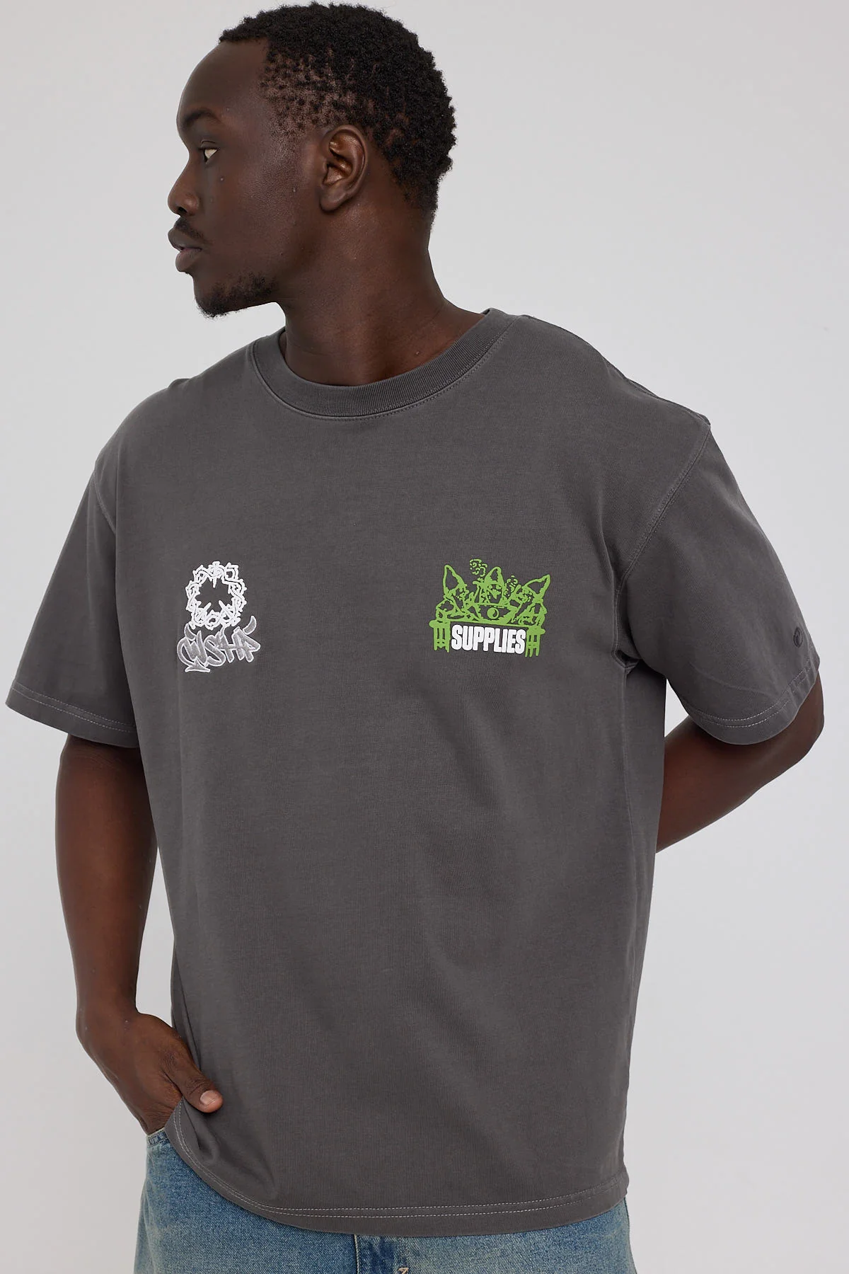 Worship Misconduct Tee Black Overdye - Image 3